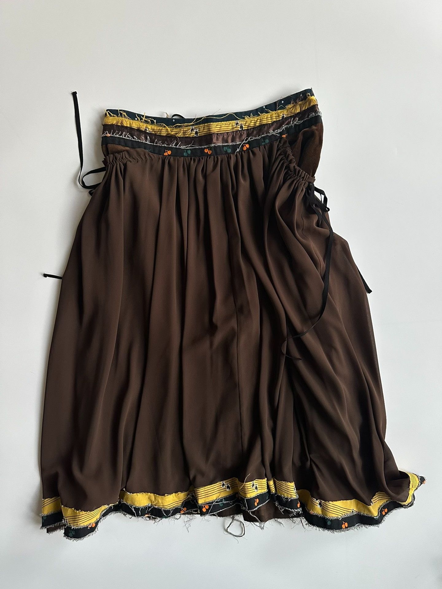 Undercover UNDERCOVER Initial layer-level splicing skirt| Size 28" / US 6 / IT 42 - 4 Thumbnail