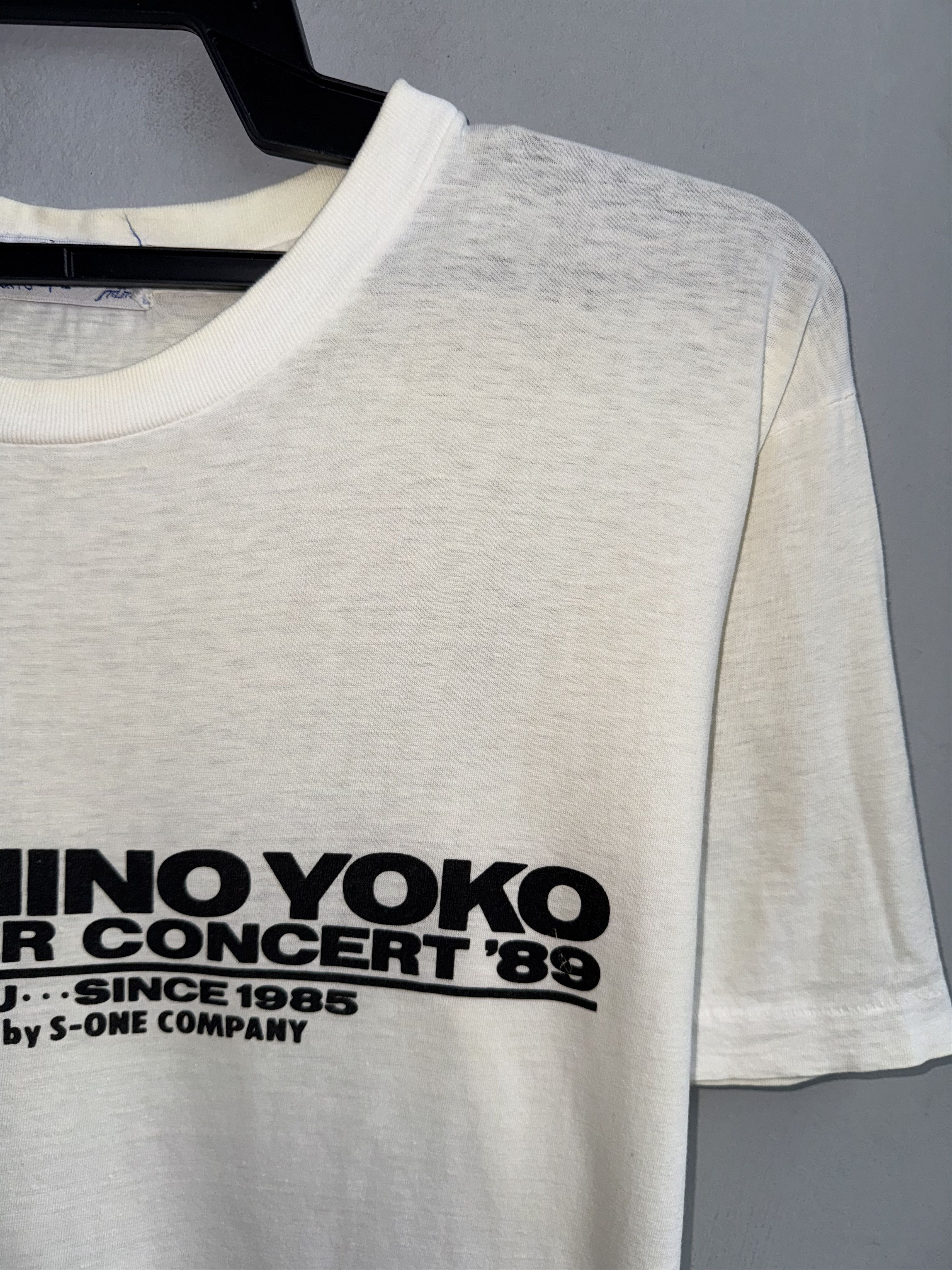 Band Tees × Japanese Brand × Vintage Yoko Minamino Concert 1989's Vintage Shirt Size US M / EU 48-50 / 2 - 4 Thumbnail
