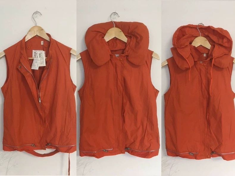 Helmut Lang HELMUT LANG size40 Sleeveless hooded jackets are often used Size M / US 6-8 / IT 42-44 - 1 Thumbnail