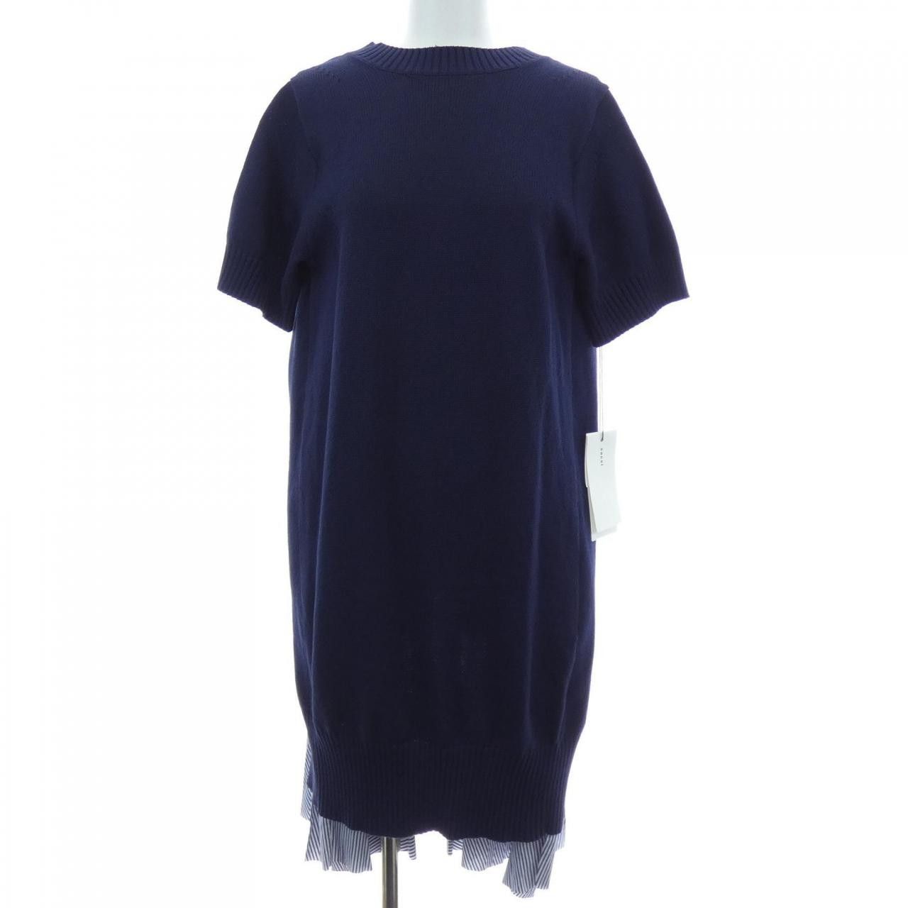 Sacai Sacai Sacai Dress Textile Dresses 19-04303 DUTY FREE for USA Size ONE SIZE - 1 Thumbnail
