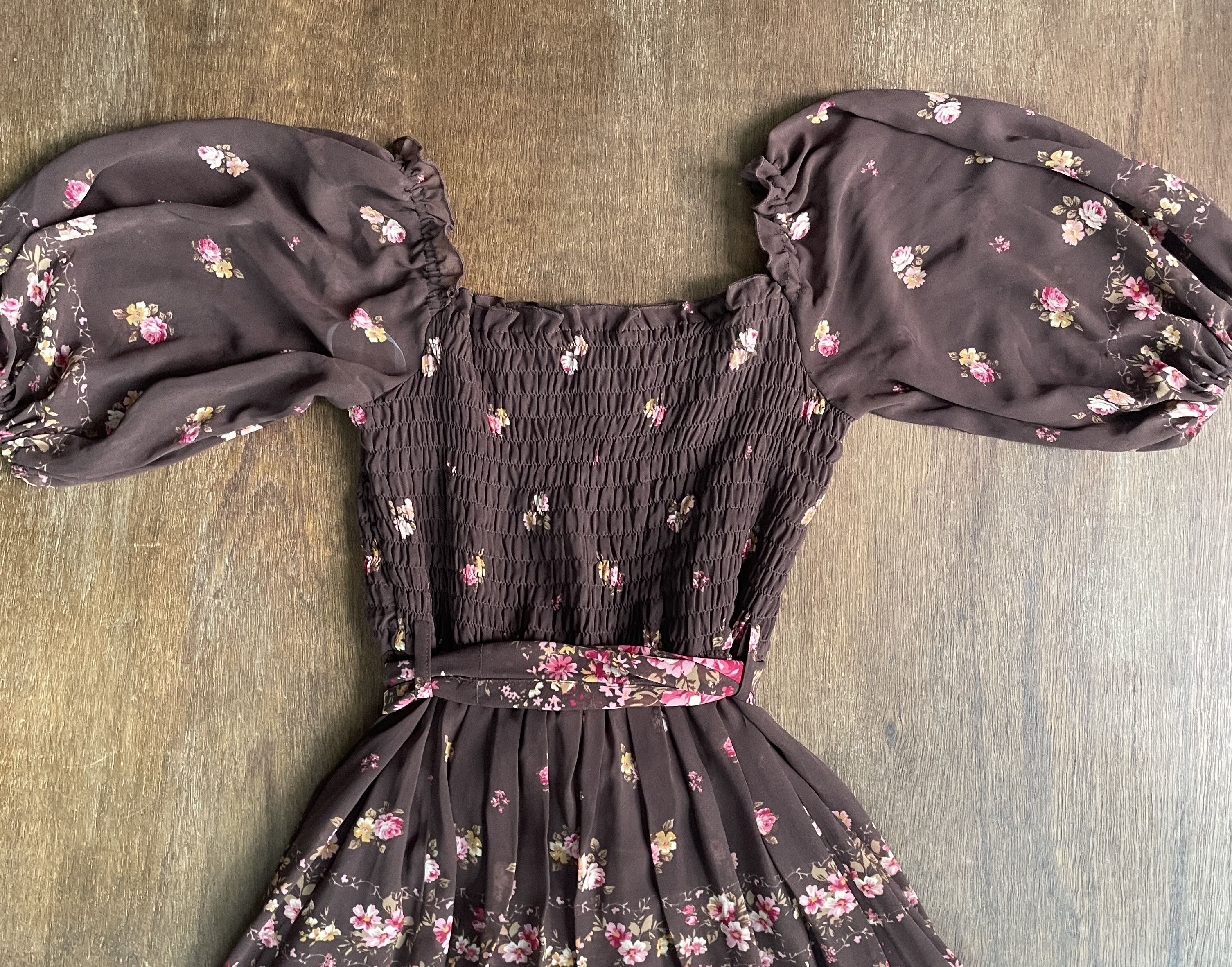 LIZ LISA LIZ LISA Japanese Floral Puff Mini Dress Size S / US 4 / IT 40 - 10 Thumbnail