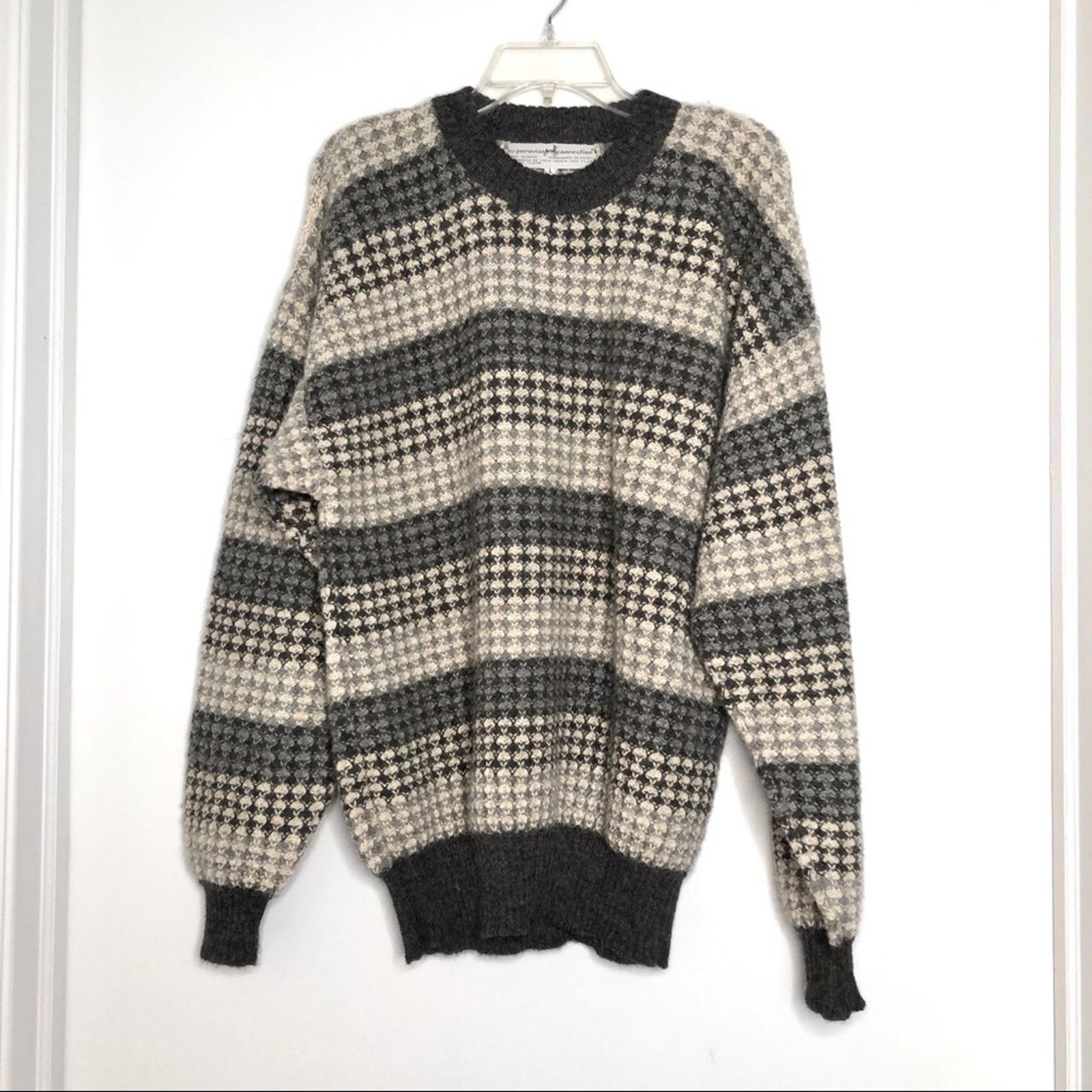 Other Peruvian Connection Alpaca Crew Sweater Gray Size US L / EU 52-54 / 3 - 11 Thumbnail