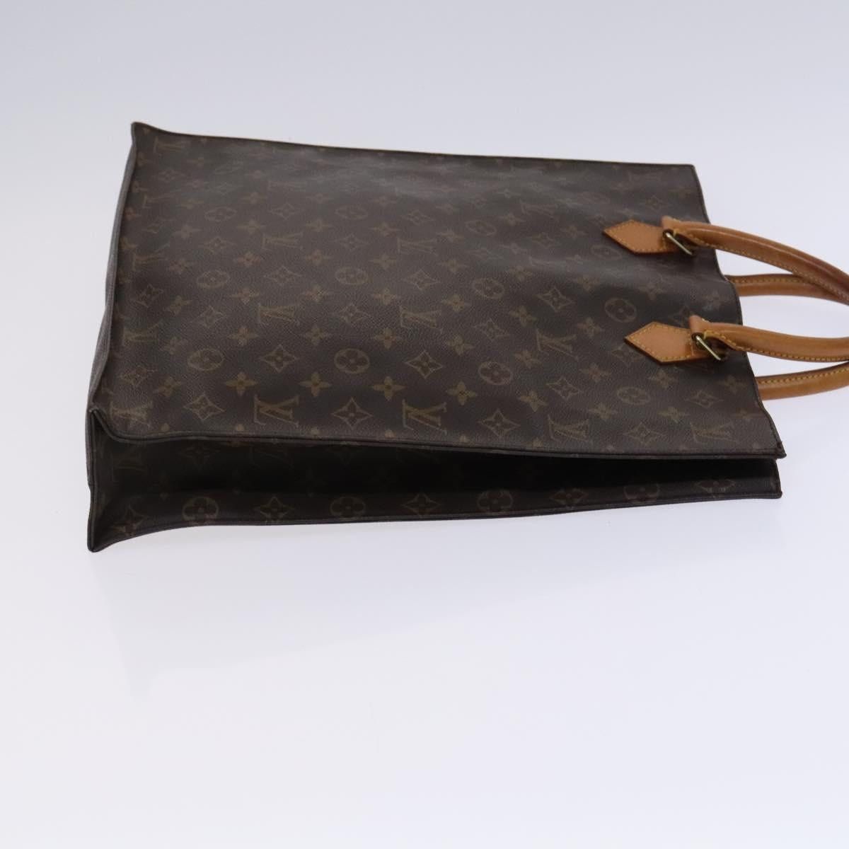 Louis Vuitton LOUIS VUITTON Monogram Sac Plat Hand Bag M51140 Size ONE SIZE - 3 Thumbnail