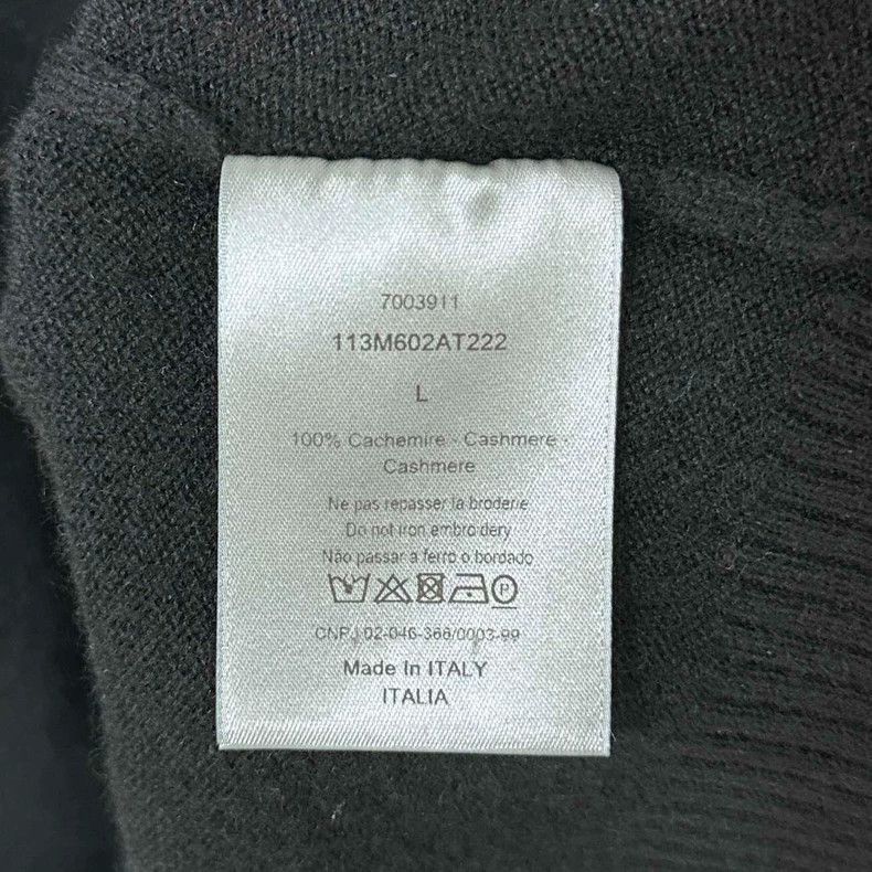 Dior Black Cashmere Sweater by Dior-2505 Size US L / EU 52-54 / 3 - 5 Thumbnail