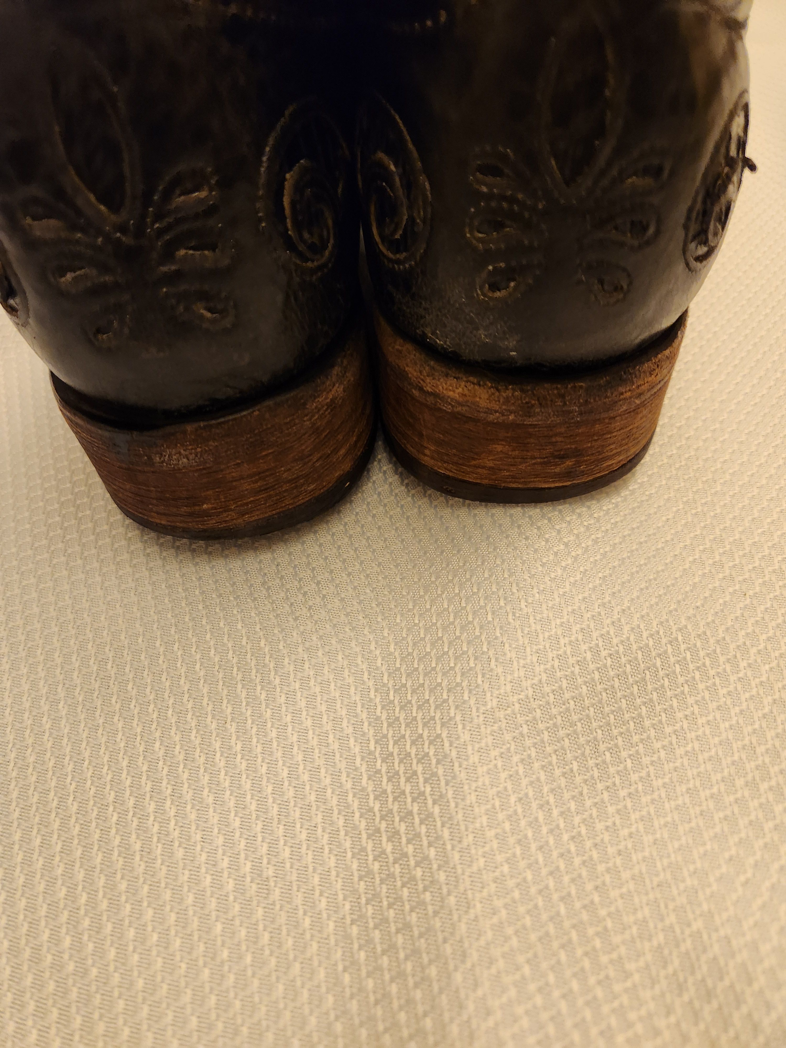 Corral Vintage Reptile Inlay/Leather Overlay Western Boots Size US 9 / EU 42 - 4 Thumbnail