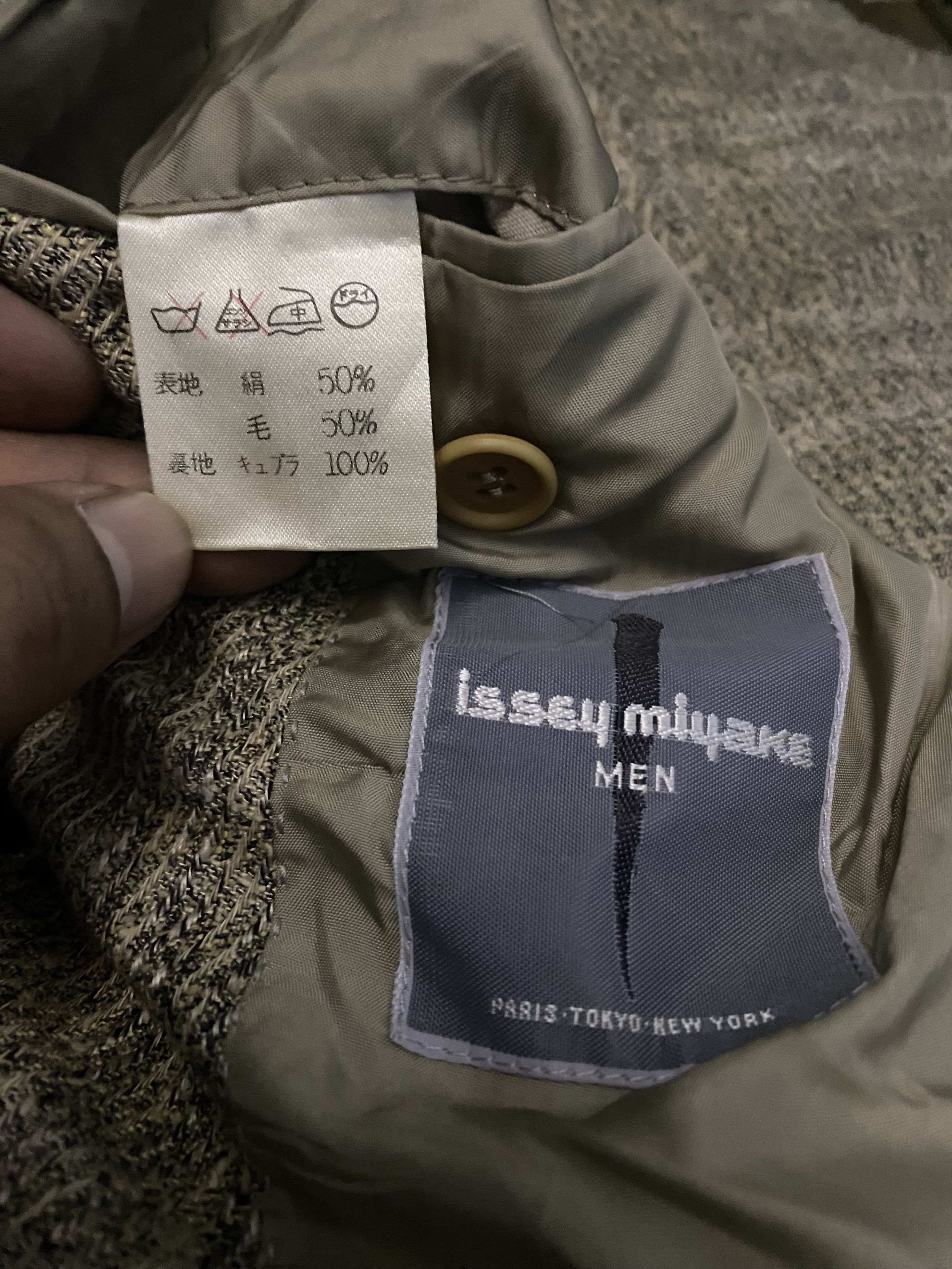 Issey Miyake Rare ISSEY MIYAKE MEN Blazer Coat Japanese Size 42L - 7 Thumbnail