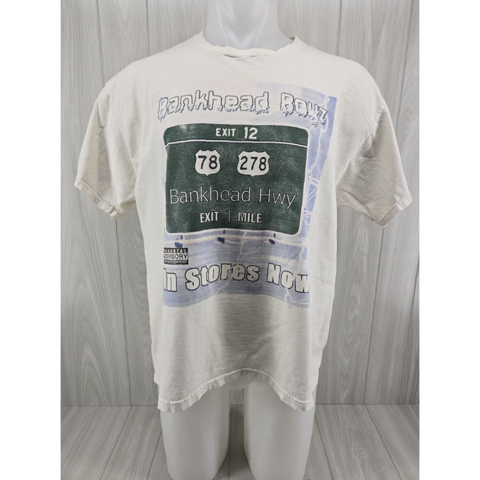 Fruit Of The Loom VINTAGE Bankhead T-Shirt XL White Nike? Size US XL / EU 56 / 4 - 2 Thumbnail