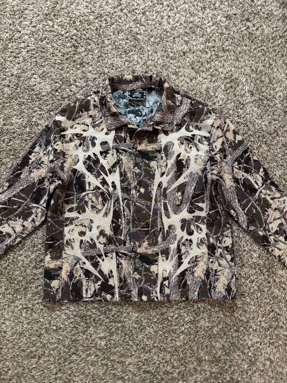 Other Rebel Vengeance - Woodland Camo Tapestry Jacket Size US L / EU 52-54 / 3 - 2 Thumbnail