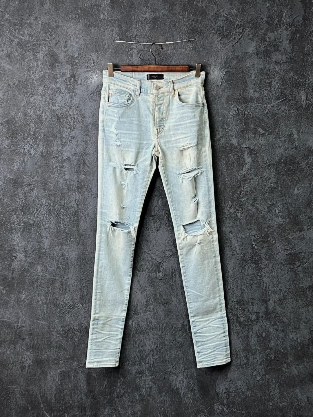 Amiri Amiri Denim Cotton Blue Casual Pants 32 Men Size US 32 / EU 48 - 1 Thumbnail