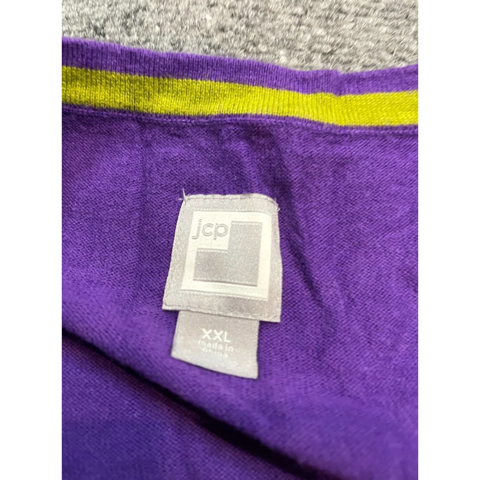 Vintage JCP Sweater Womens XXL Purple Knit Long Sleeve Pullover Knits Womens 2XL Pullover Knit Purple Long Sleeve Sweater Size XXL / US 16-18 / IT 52-54 - 4 Thumbnail