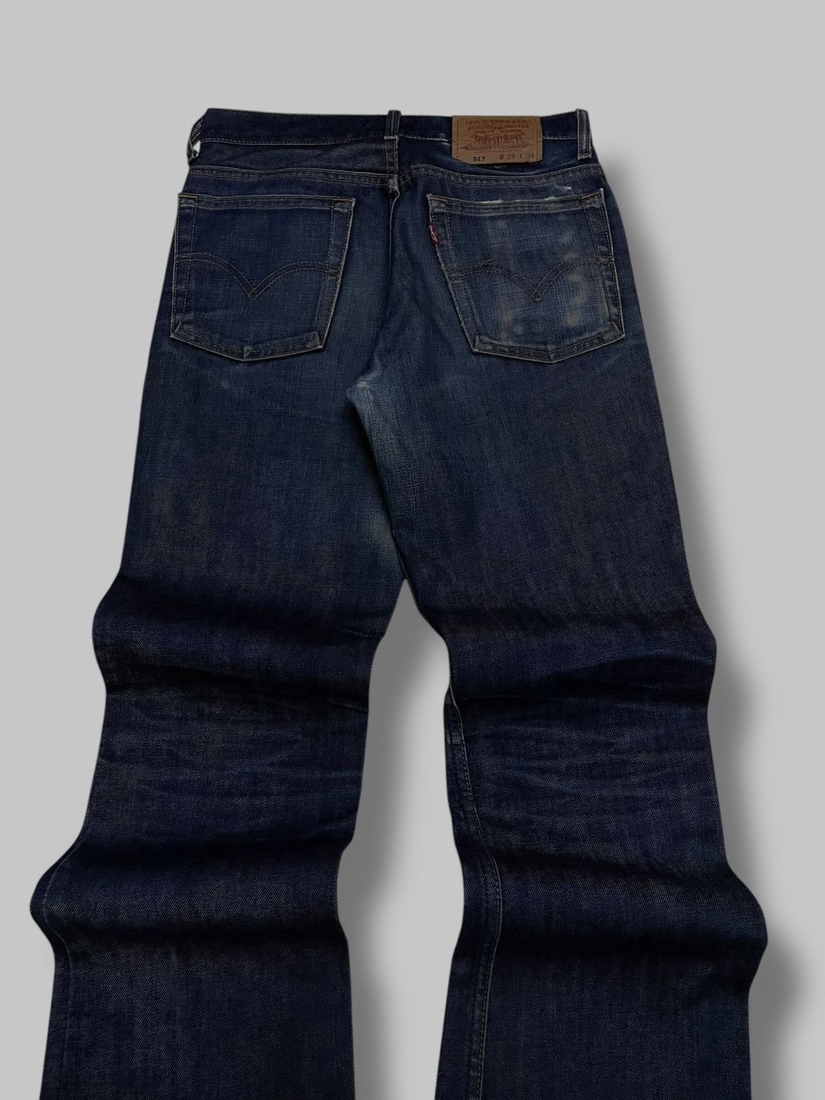Levi's Vintage Clothing Vintage 1990s Designer Levis 517 Flared Distressed Classic Size US 28 / EU 44 - 13 Thumbnail