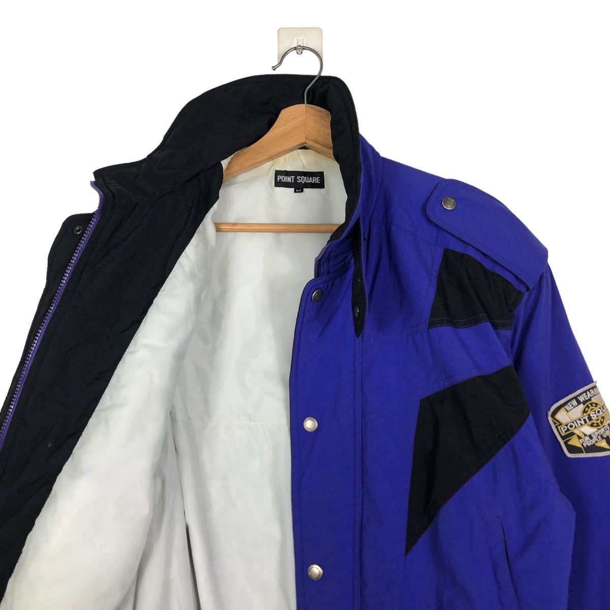 Hysteric Glamour 🔥Vintage Cropped Biker Jacket Ski Square Point Japan Size US M / EU 48-50 / 2 - 12 Thumbnail