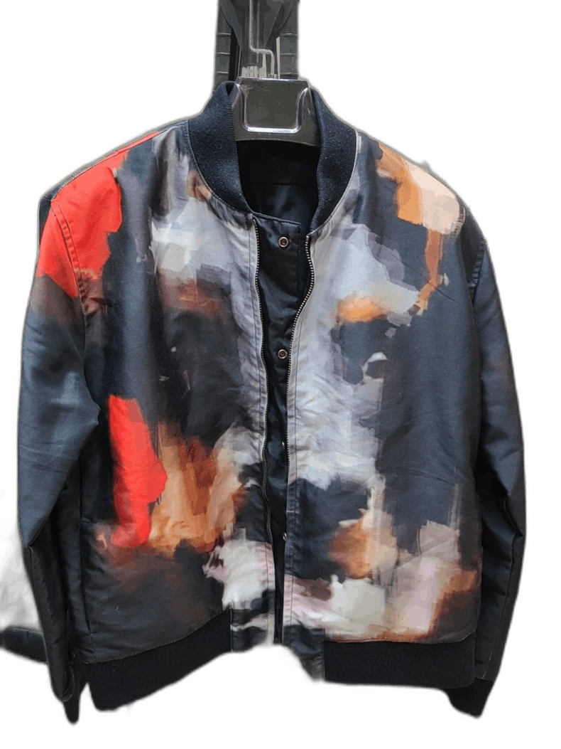 Givenchy Oil Painting Dog Head Jacket