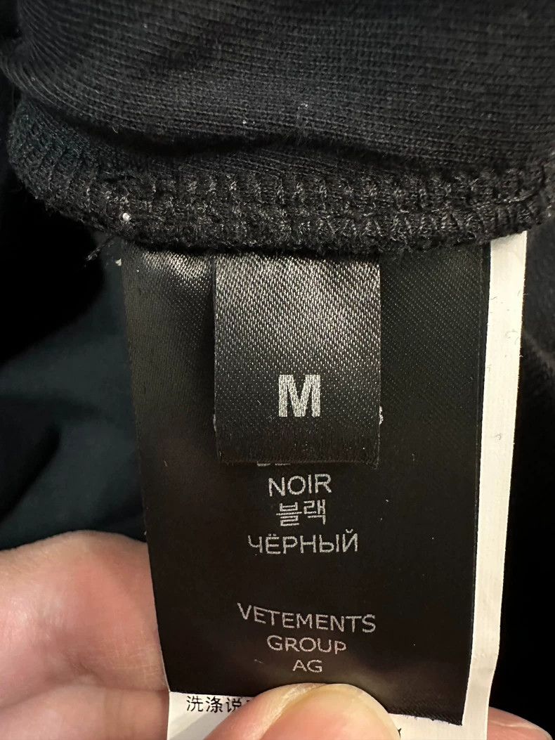 Vetements Vetements Hooded Sweatshirt, Size M, Length 78, Chest Widt Size US M / EU 48-50 / 2 - 5 Thumbnail