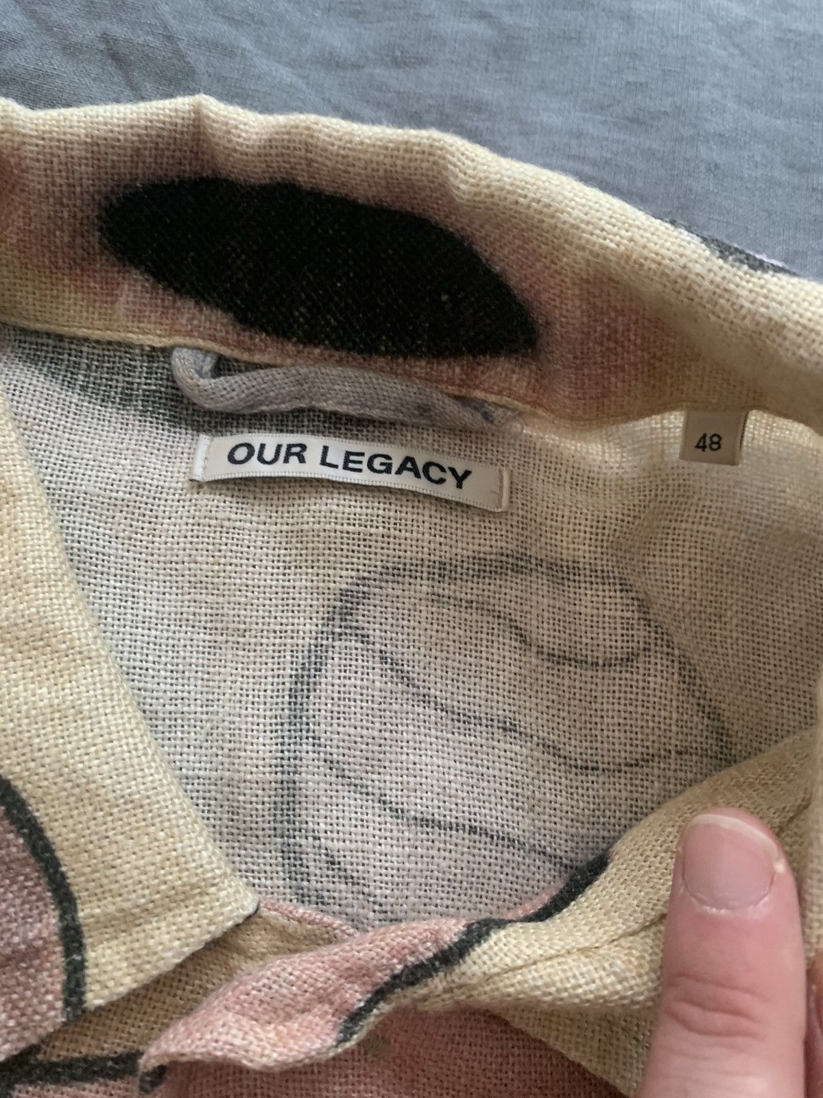 Our Legacy OL Acid Landscape Shirt - READ DESCRIPTION Size US M / EU 48-50 / 2 - 2 Thumbnail