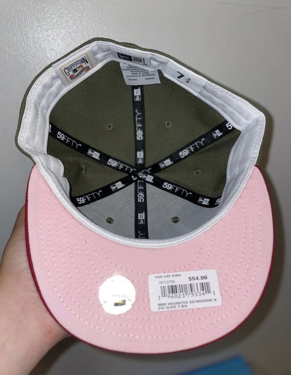 New Era USA cap king Houston Astros script size 7 3/4 brand new sold Size ONE SIZE - 4 Thumbnail