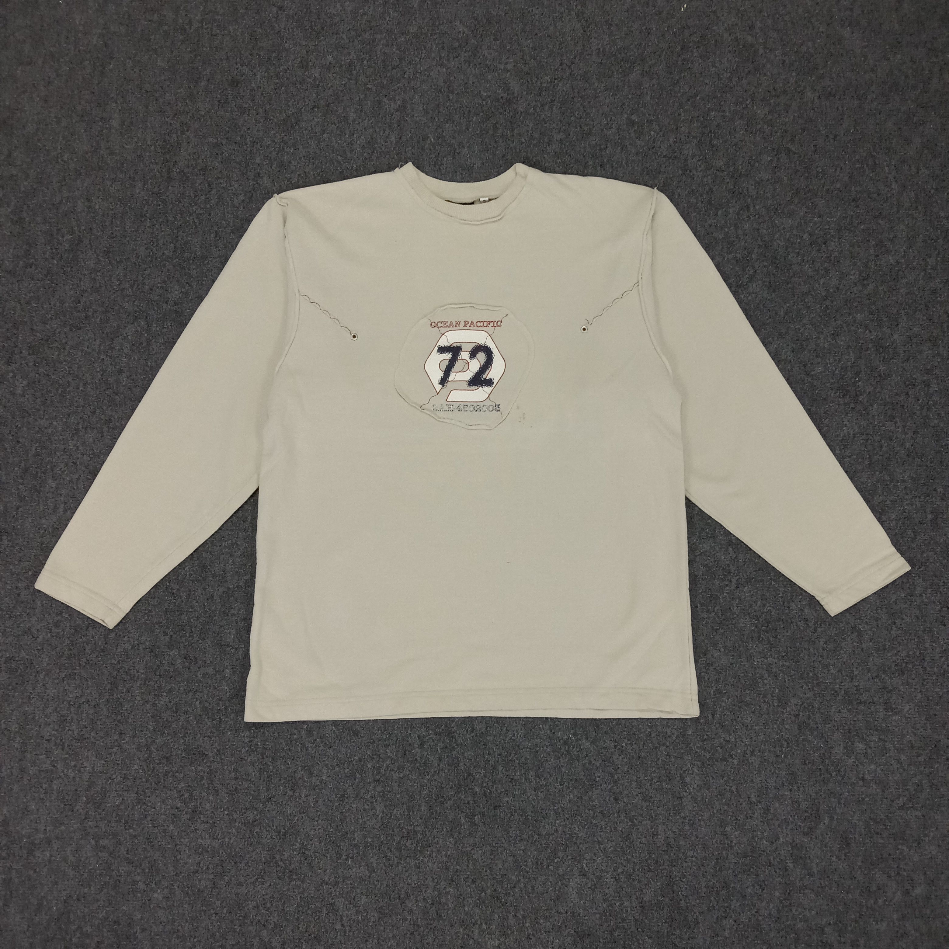 Ocean Pacific × Vintage OP Ocean Pacific 77 Surf Style Sweatshirt Size US M / EU 48-50 / 2 - 1 Thumbnail