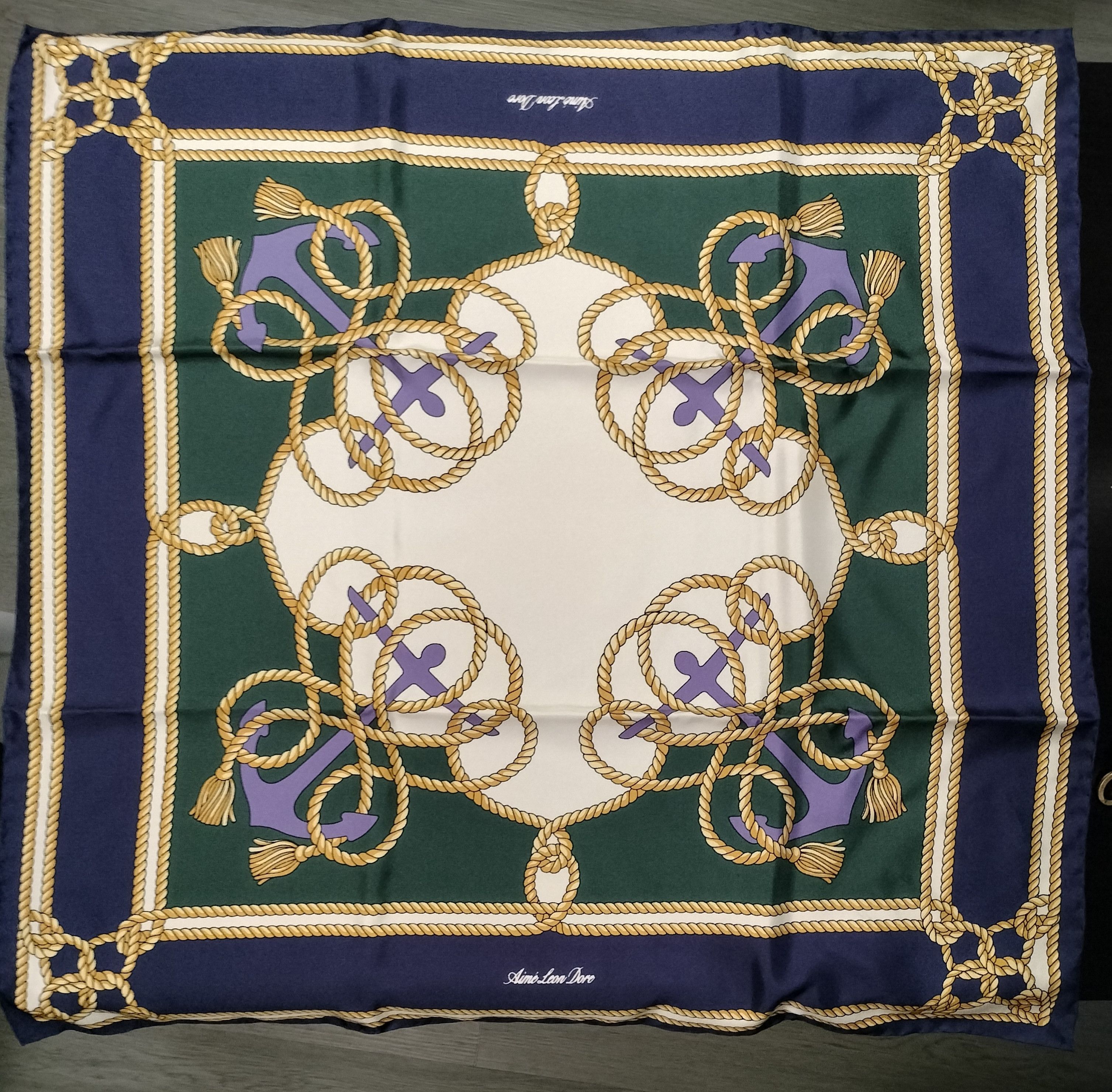 Aime Leon Dore Silk Marina Bandana | Grailed