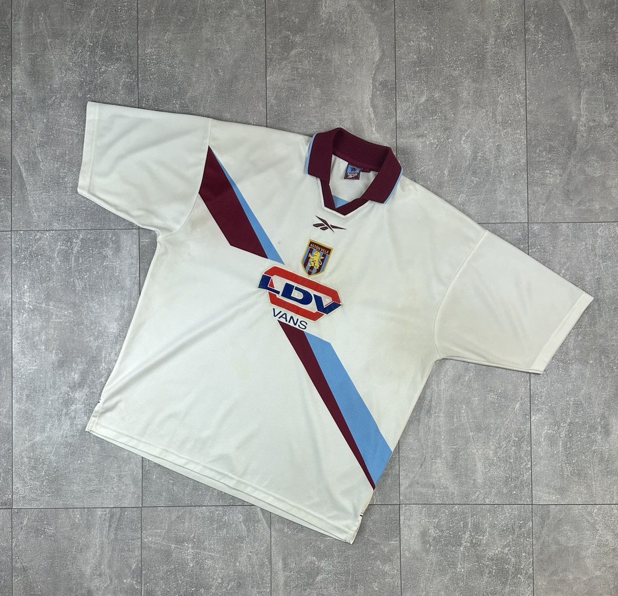 Reebok Reebok Aston Villa Away 1999/2000 Football Soccer Jersey Size US L / EU 52-54 / 3 - 1 Thumbnail