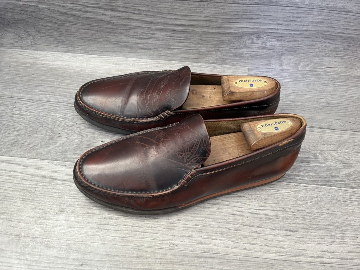 Berluti Berluti scritto penny loafers Size US 7.5 / EU 40-41 - 4 Thumbnail