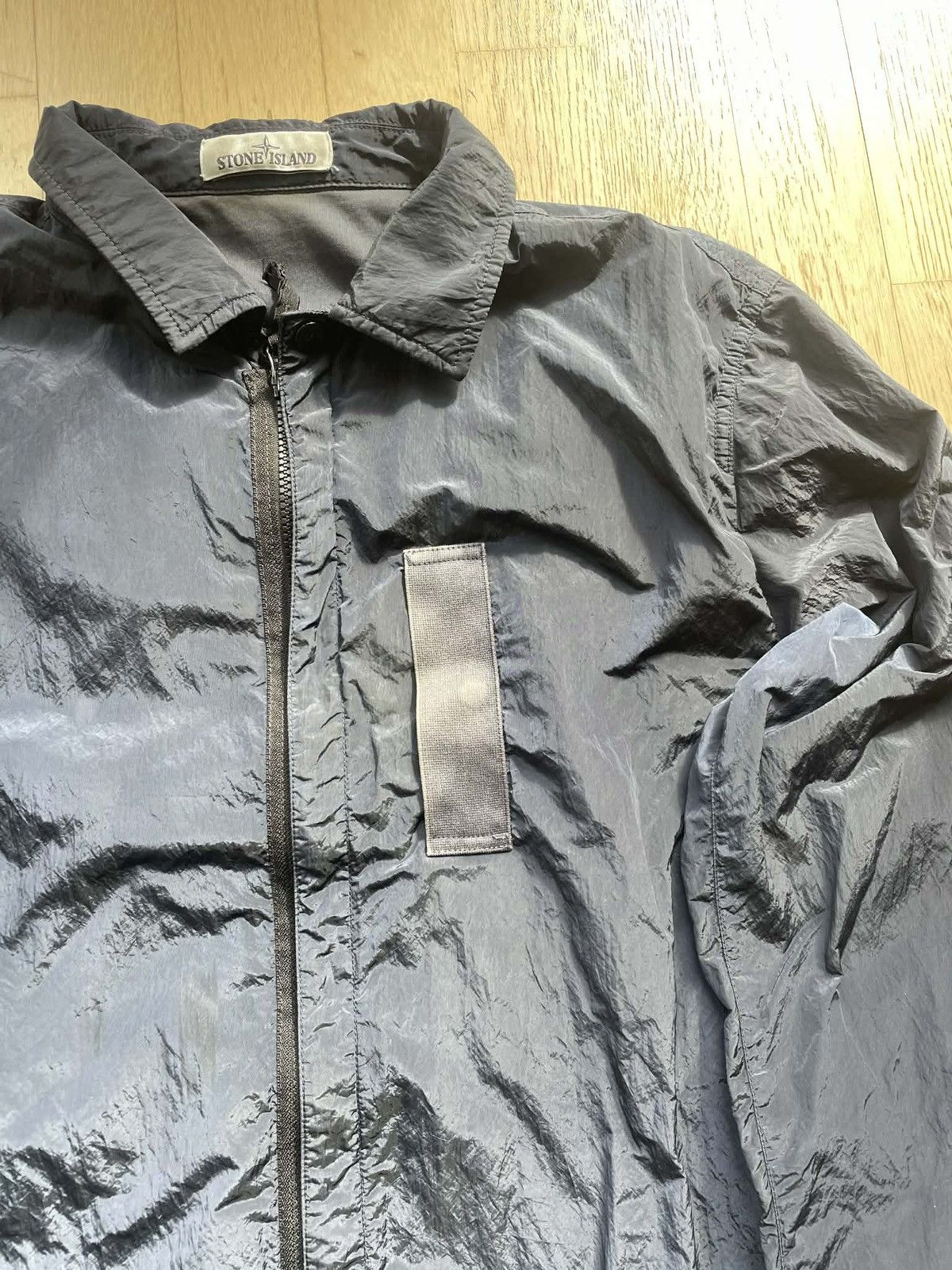 Stone Island Stone island jacket / overshirt nylon with patch LAST DROP Size US L / EU 52-54 / 3 - 5 Thumbnail