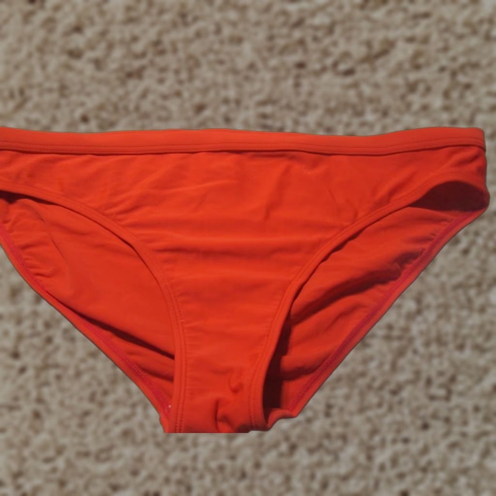 Boden Boden Womens Bottom 12 Red Hipster Swimwear Beachwear Solid Pattern Hipster Womens Size 34" / US 12 / IT 48 - 1 Thumbnail
