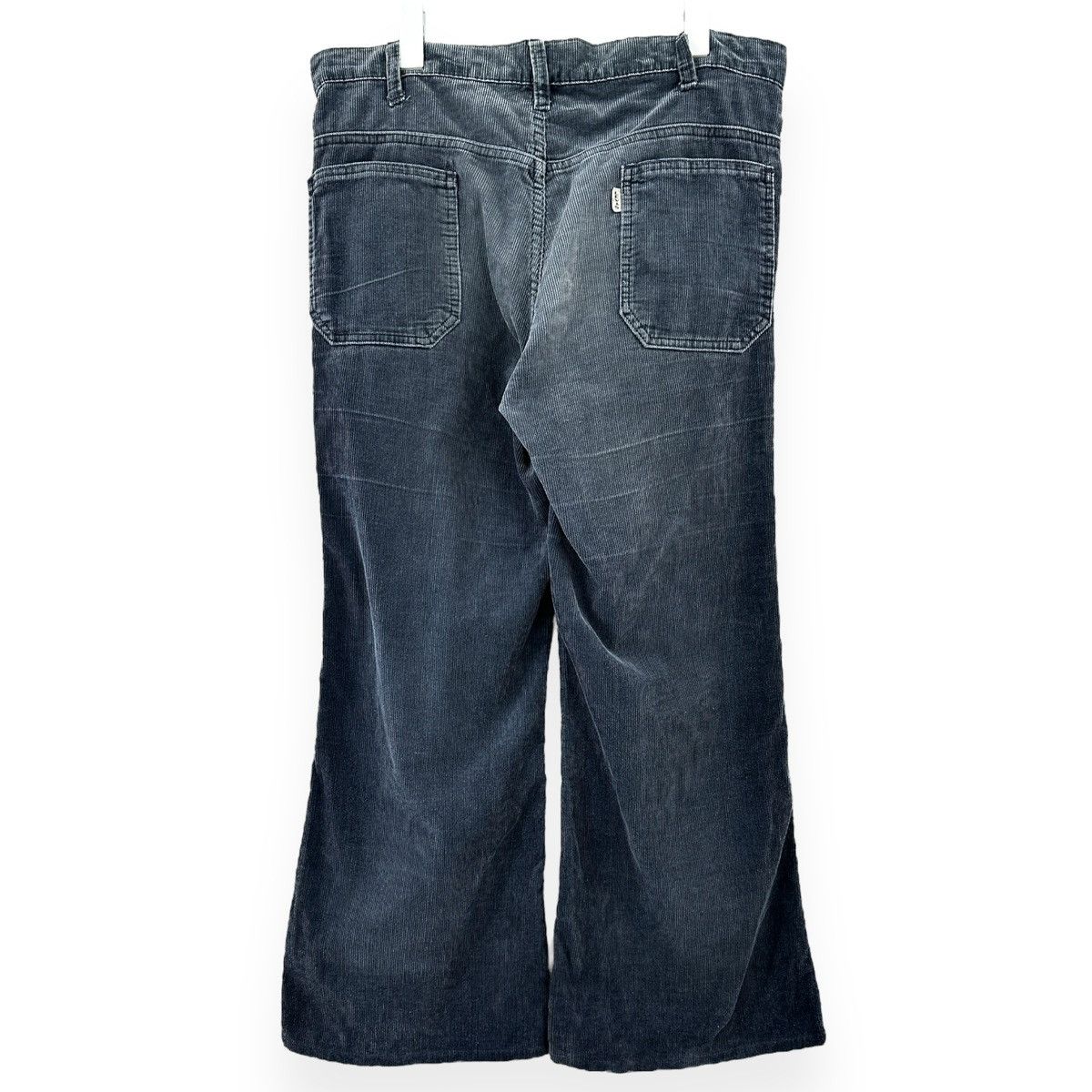 Levi's × Levi's Vintage Clothing Authentic 1970's Vintage Gray Blue Flare Leg Corduroy Pants Size US 32 / EU 48 - 2 Thumbnail