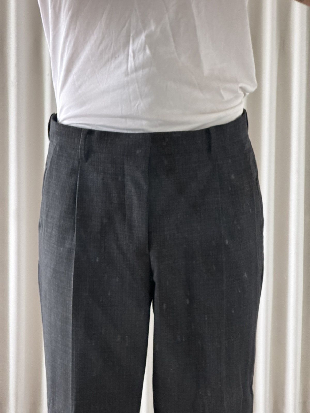 Allsaints AllSaints Grey Textured Trousers (Size 30) Size US 30 / EU 46 - 3 Thumbnail