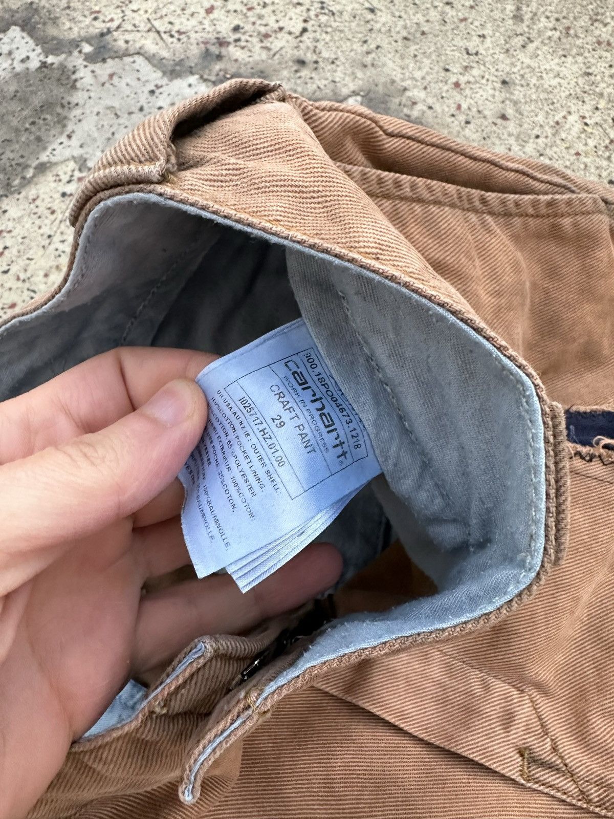 Carhartt × Vintage Carhartt Custom Wide Pants Size 29" - 7 Thumbnail