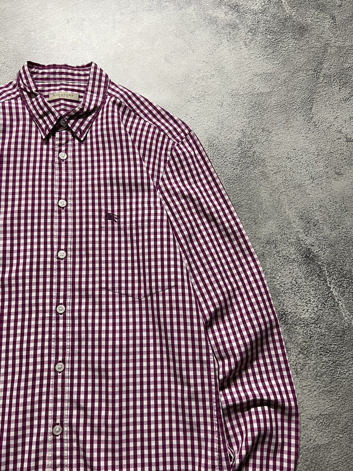 Burberry Vintage Burberry Brit Check Button Up Shirt 00’s Size US S / EU 44-46 / 1 - 3 Thumbnail