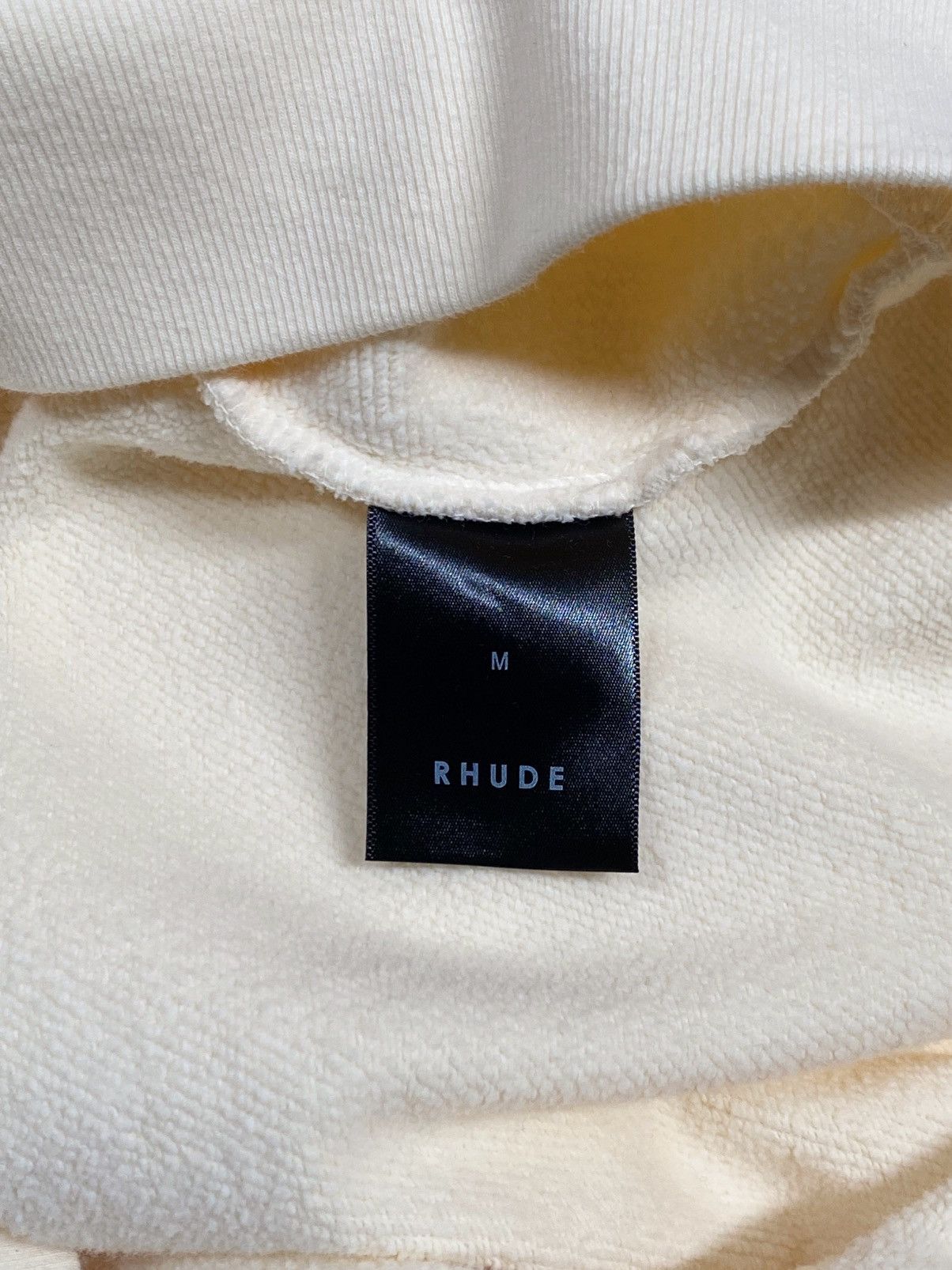 Rhude Rhude Eagles Logo Cotton Hoodie Cream/Orange size M Size US M / EU 48-50 / 2 - 7 Thumbnail