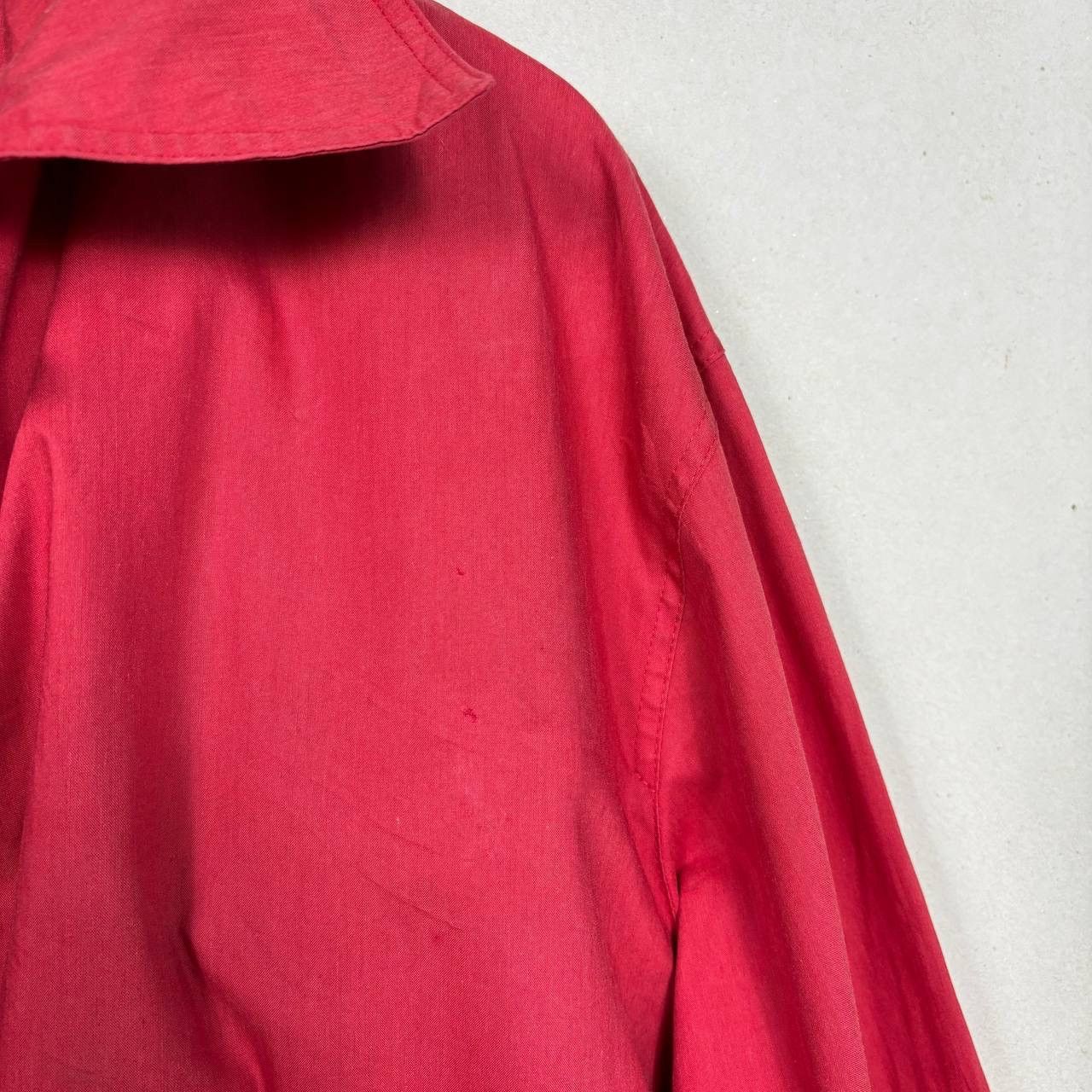 Burberry Vintage Burberrys Red Hooded Parka Jacket 90s Archive Japan Size US L / EU 52-54 / 3 - 12 Thumbnail