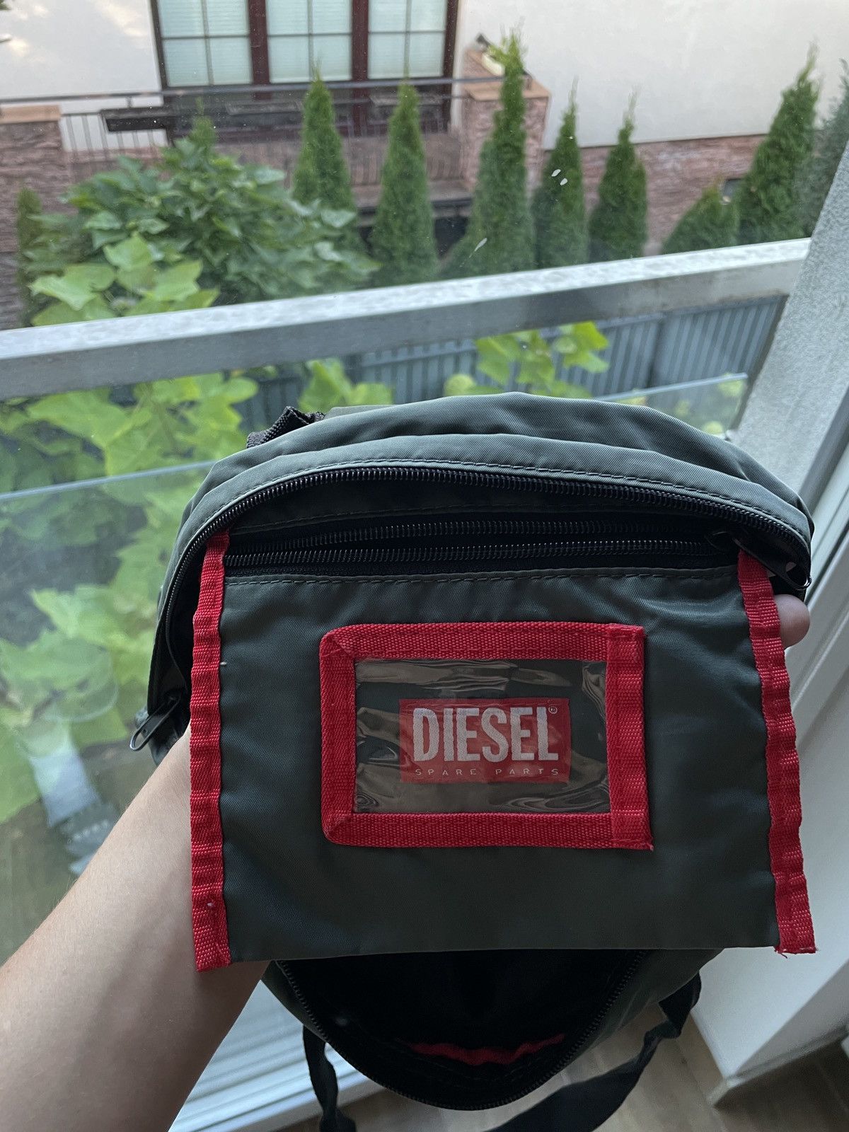 Vintage Vintage Diesel Bag Nylon Big Logo Japanese Avant Garde Y2K Size ONE SIZE - 7 Thumbnail