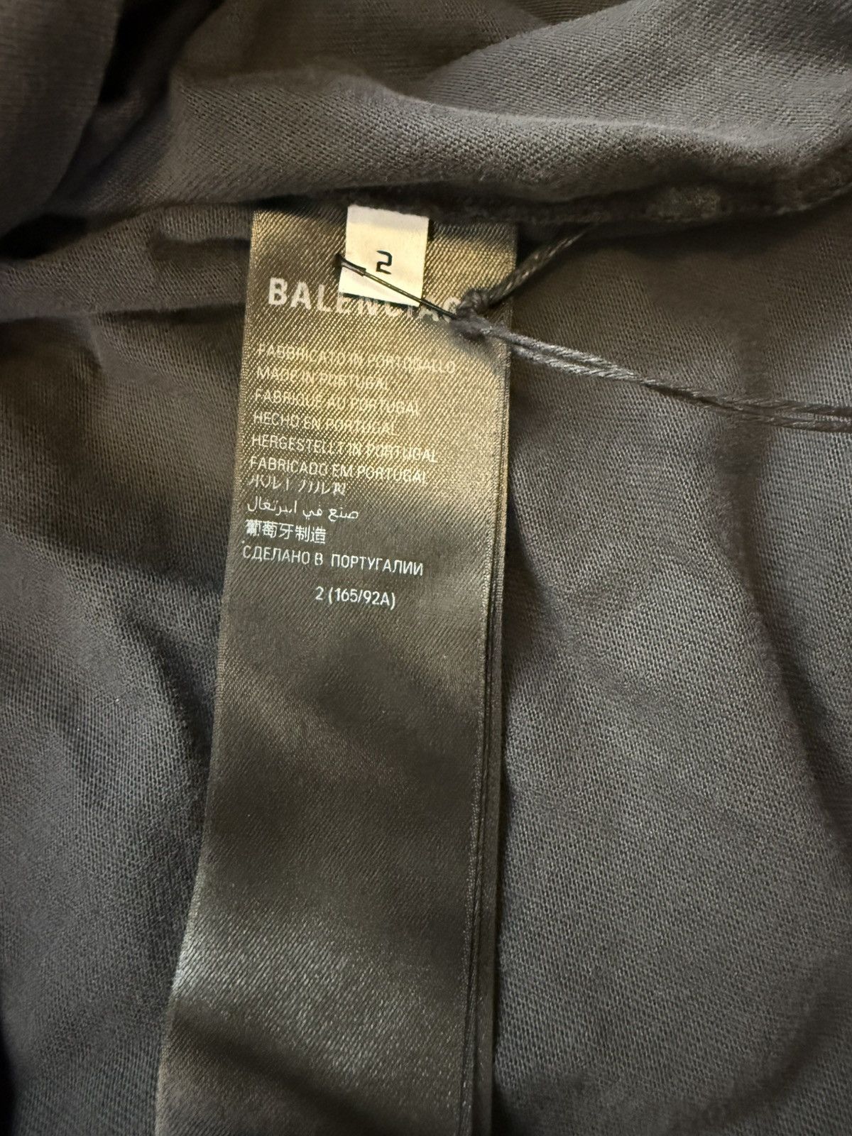 Balenciaga BLACK OFFSHORE T-SHIRT Size US S / EU 44-46 / 1 - 5 Thumbnail