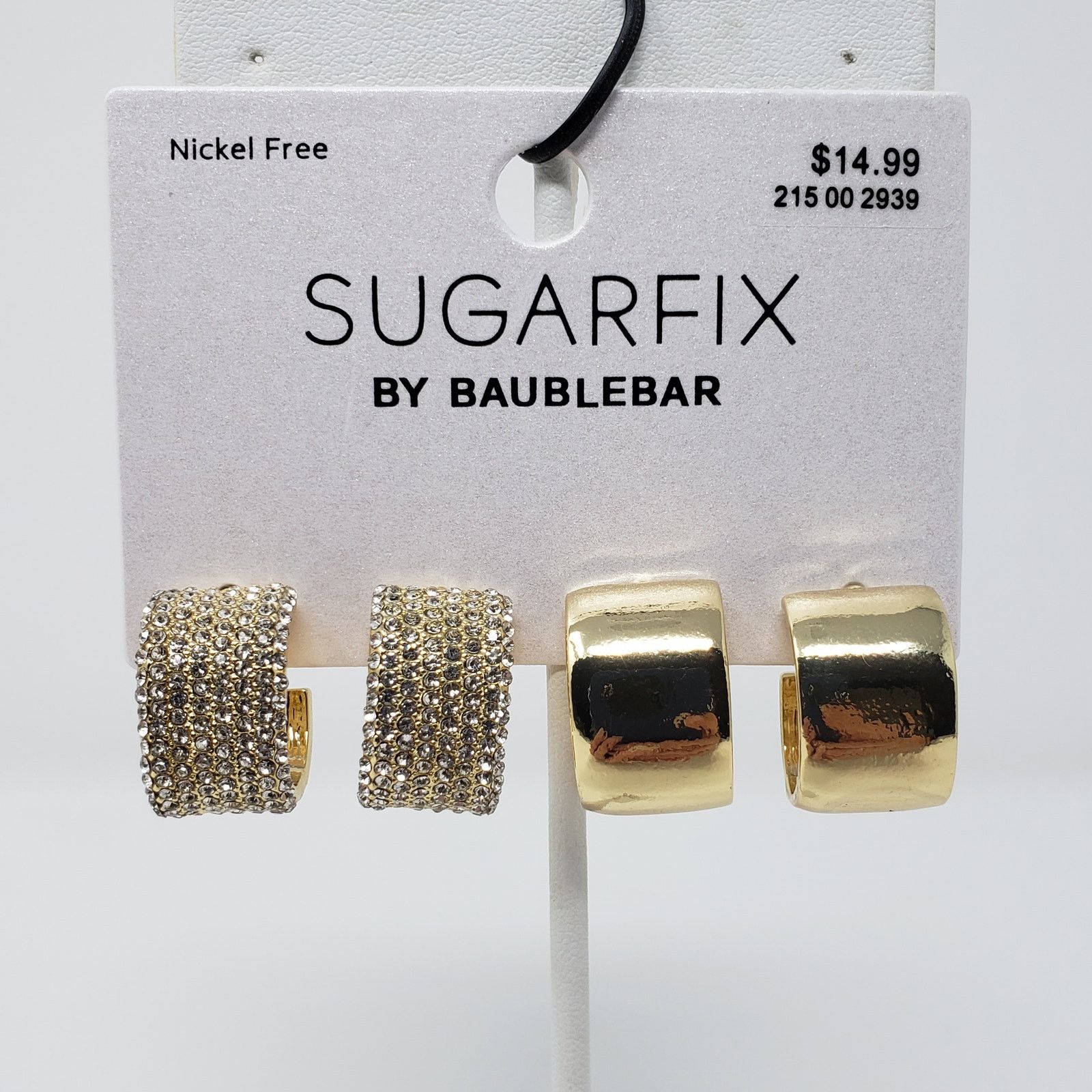 Other NWT Sugarfix by Baublebar 2 Pack Cuff Style Post Earrings Size ONE SIZE - 1 Thumbnail