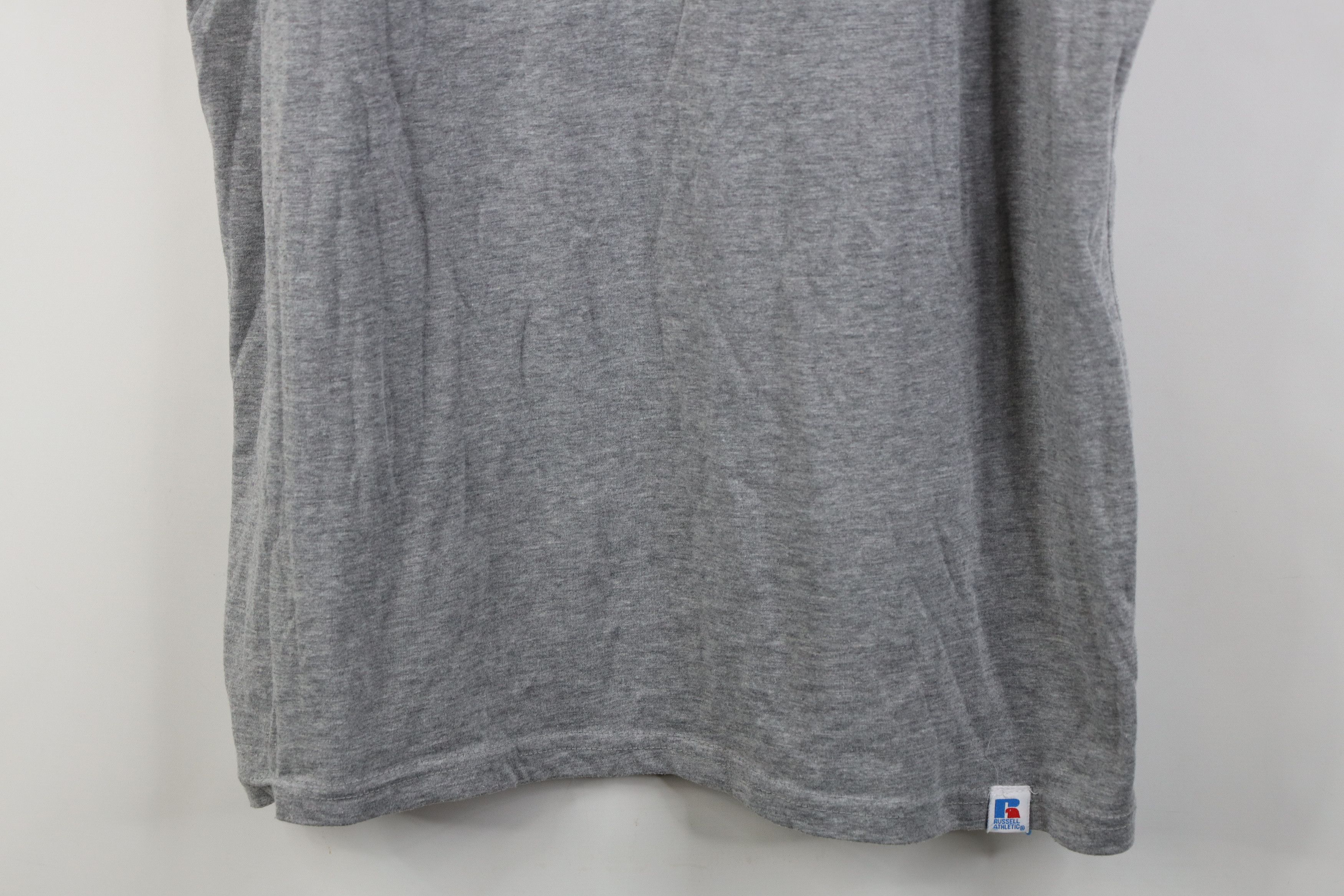 Russell Athletic Vintage Russell Athletic Big Logo Short Sleeve T-Shirt Gray Size US XL / EU 56 / 4 - 3 Thumbnail
