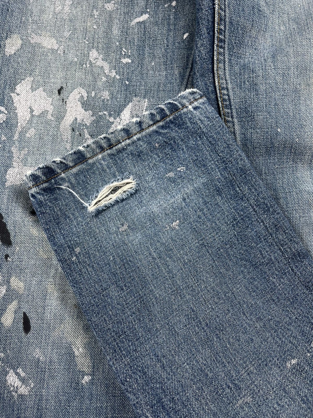 Helmut Lang AW99 Helmut Lang Distressed Painter Denim Jeans Size US 30 / EU 46 - 6 Thumbnail