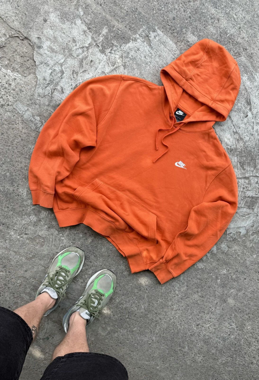 Nike Nike Y2k Baggy Streetwear Sk8 Rap Hip Hop Drill Hoodie Size US L / EU 52-54 / 3 - 1 Thumbnail