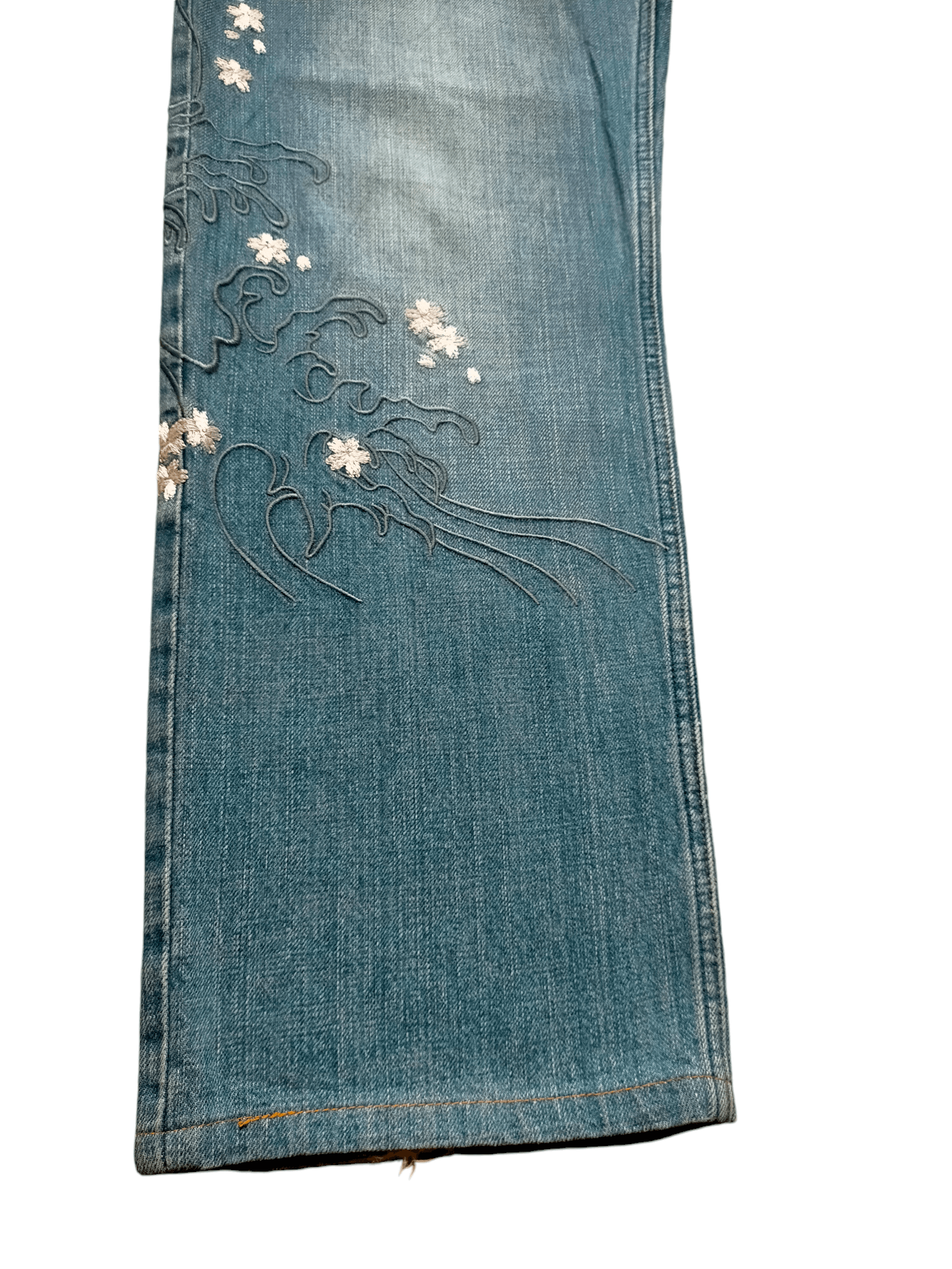 If Six Was Nine Karakuri Generation Multipocket Embroiderd Denim Pants Size US 34 / EU 50 - 18 Thumbnail