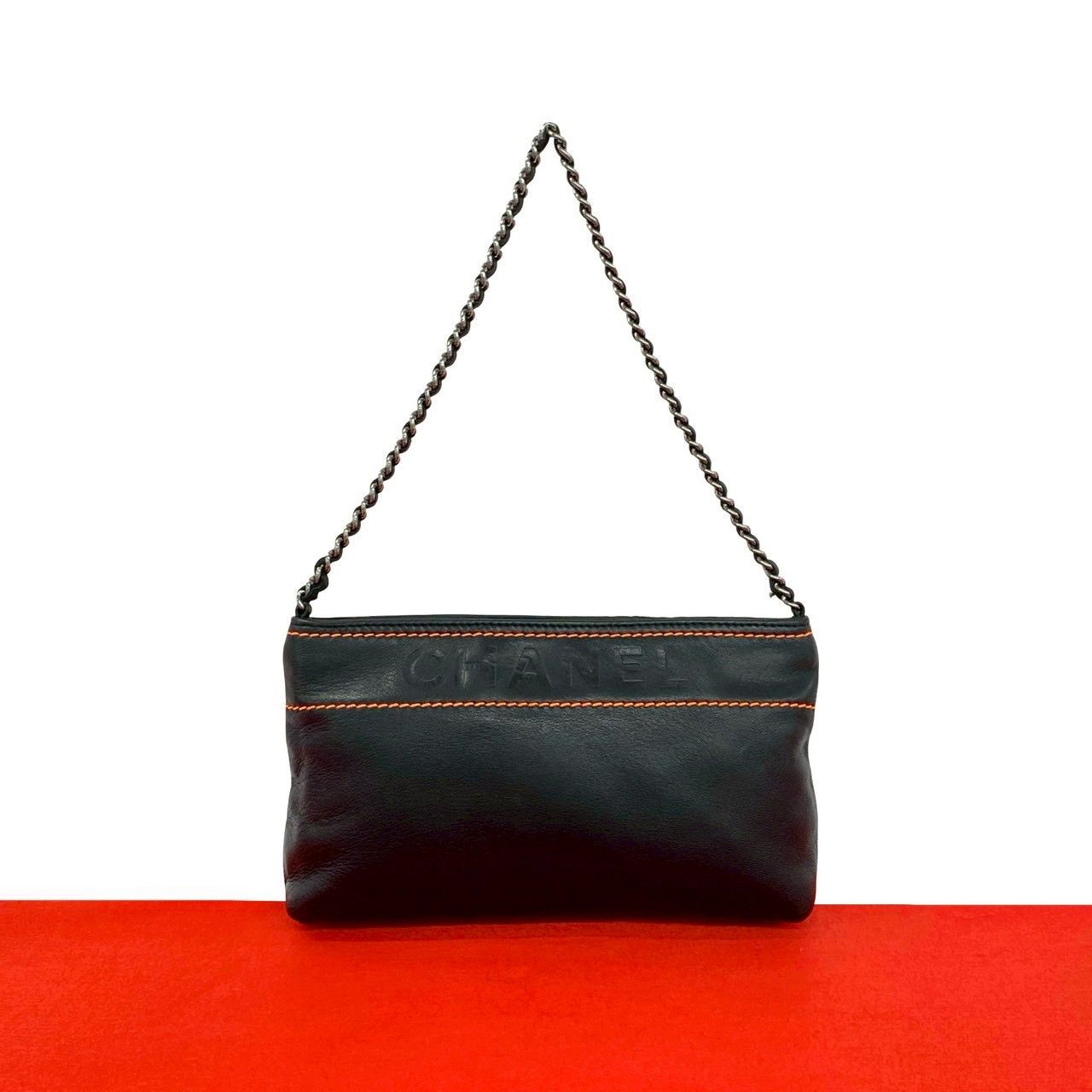 Chanel Chanel Chanel Lambskin Handbag Leather Handbag DUTY FREE for USA Size ONE SIZE - 1 Thumbnail