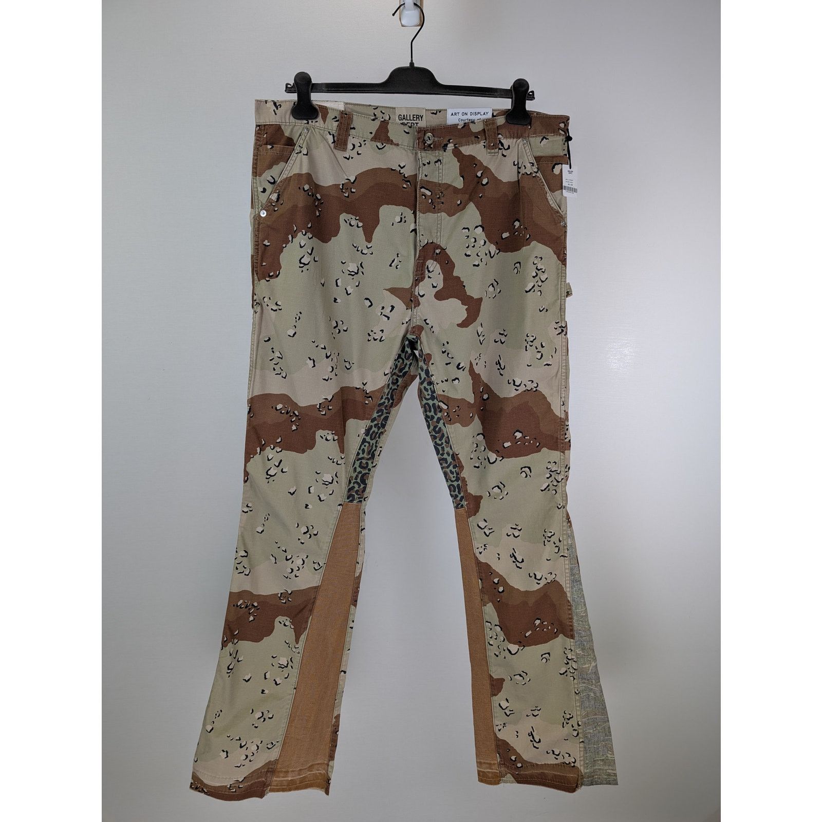 Gallery Dept. o1rshd1 Q:2 / Choc Chip La Flare Trousers Pants in Beige Size US 30 / EU 46 - 7 Thumbnail