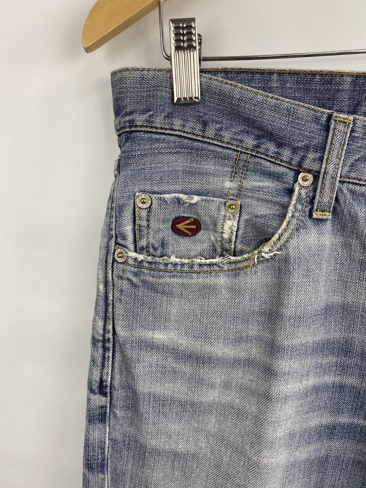 Energie 🇯🇵 Vintage 90s Energie Distressed Japanese Style Y2K Jeans Size US 32 / EU 48 - 18 Thumbnail