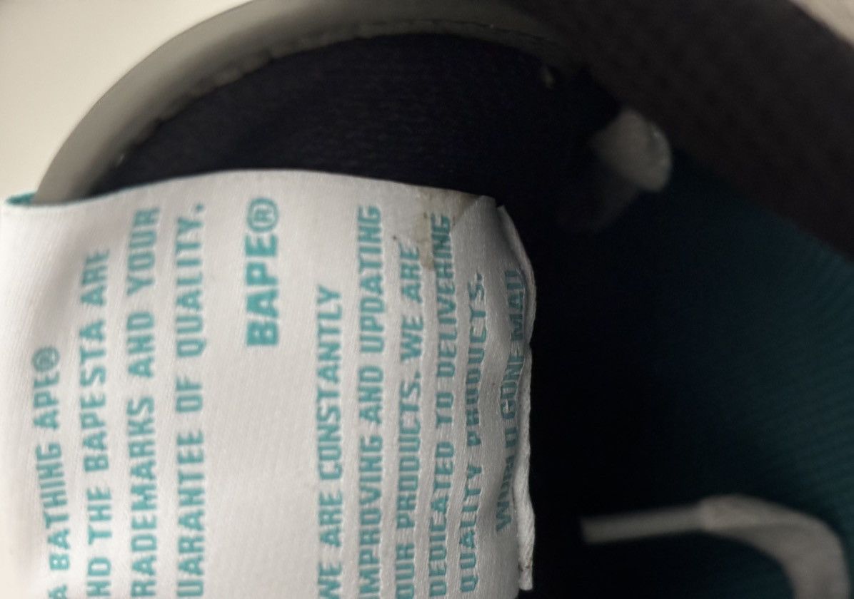 Bape Authentic ape bape SK8 sta #2 gray new US 9.5 bapesta Size US 9.5 / EU 42-43 - 6 Thumbnail
