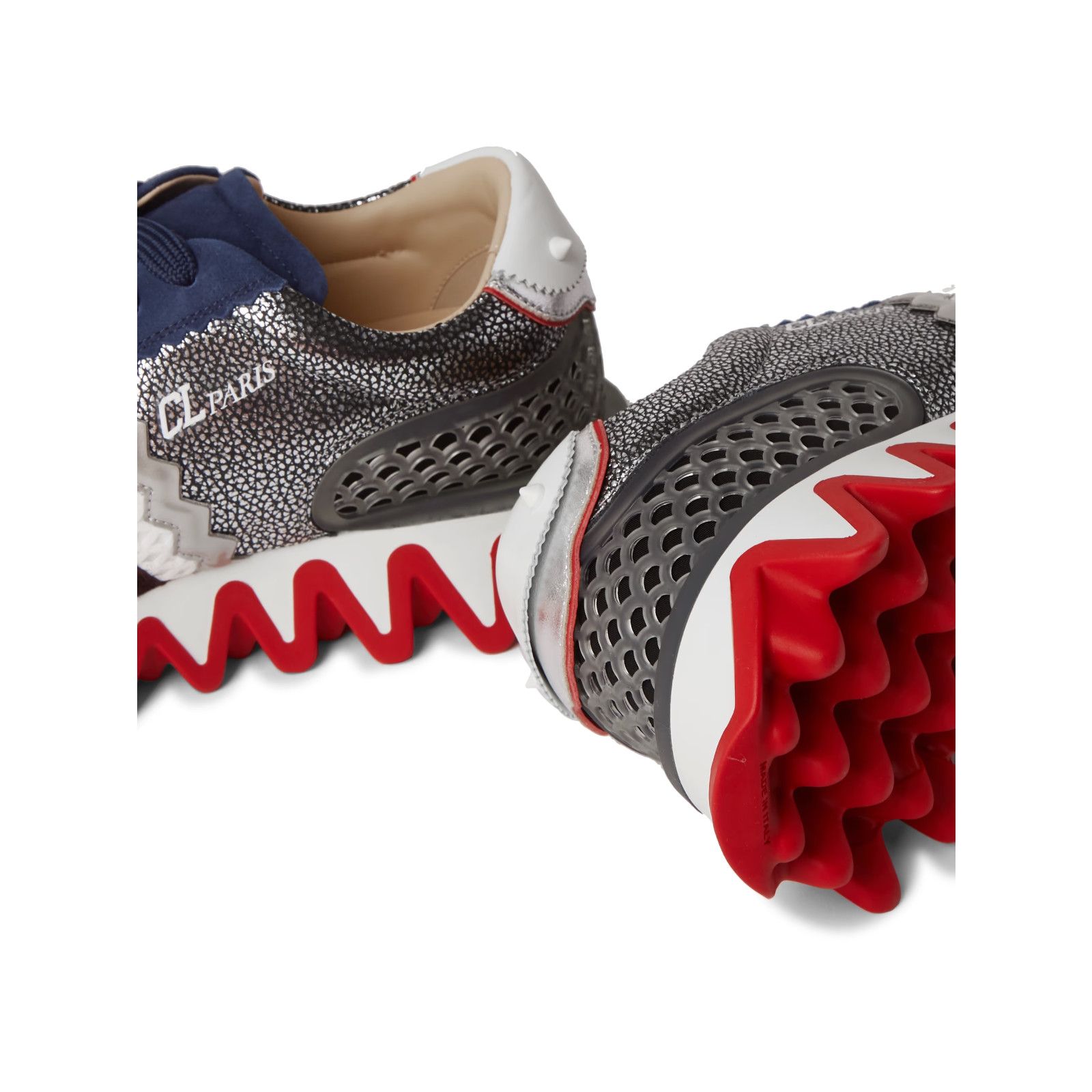 Christian Louboutin Christian Louboutin Loubishark Flat Suede Low Top Sneaker Size US 10 / EU 43 - 8 Thumbnail