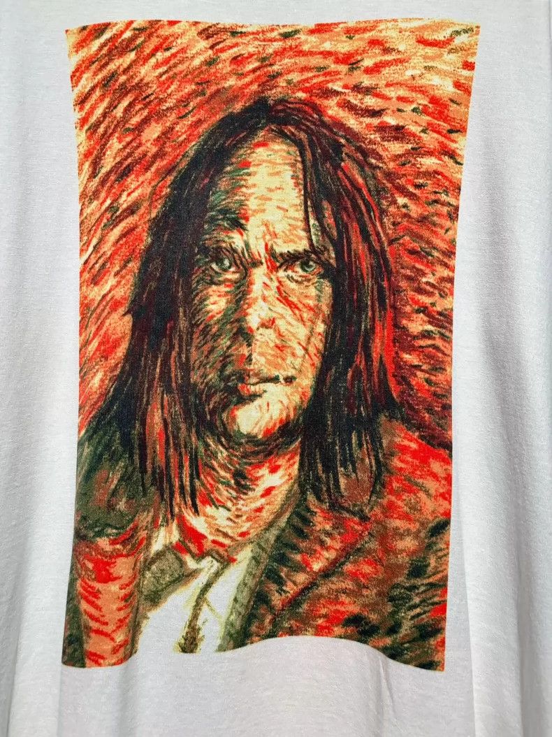 Number (N)ine Number (N)ine08ss birds Neil Young oil painting short sleev Size US XL / EU 56 / 4 - 2 Thumbnail