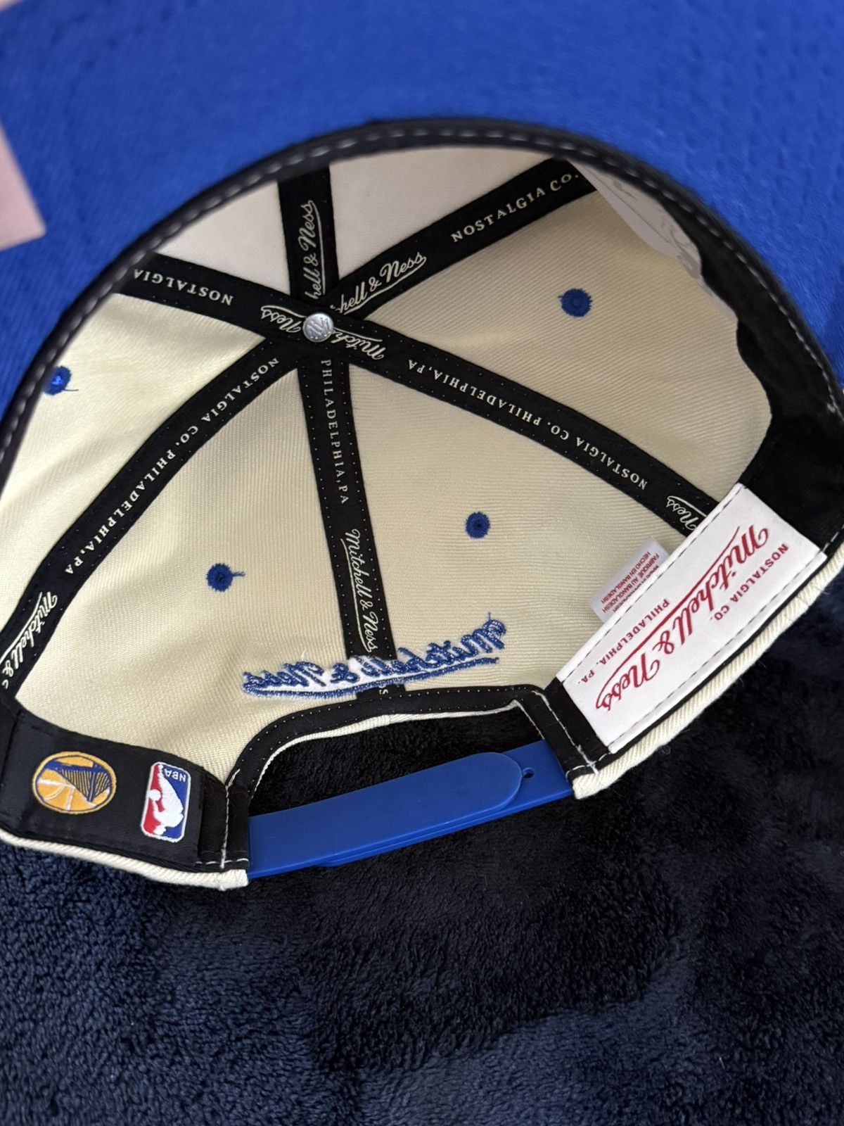 Mitchell & Ness Mitchell & Ness Warriors Hat Size ONE SIZE - 6 Thumbnail