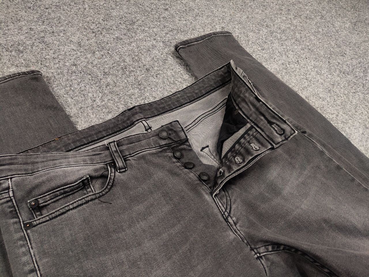 Zadig & Voltaire Zadig & Voltaire Design Slim Gray Denim Jeans Size US 31 - 13 Thumbnail