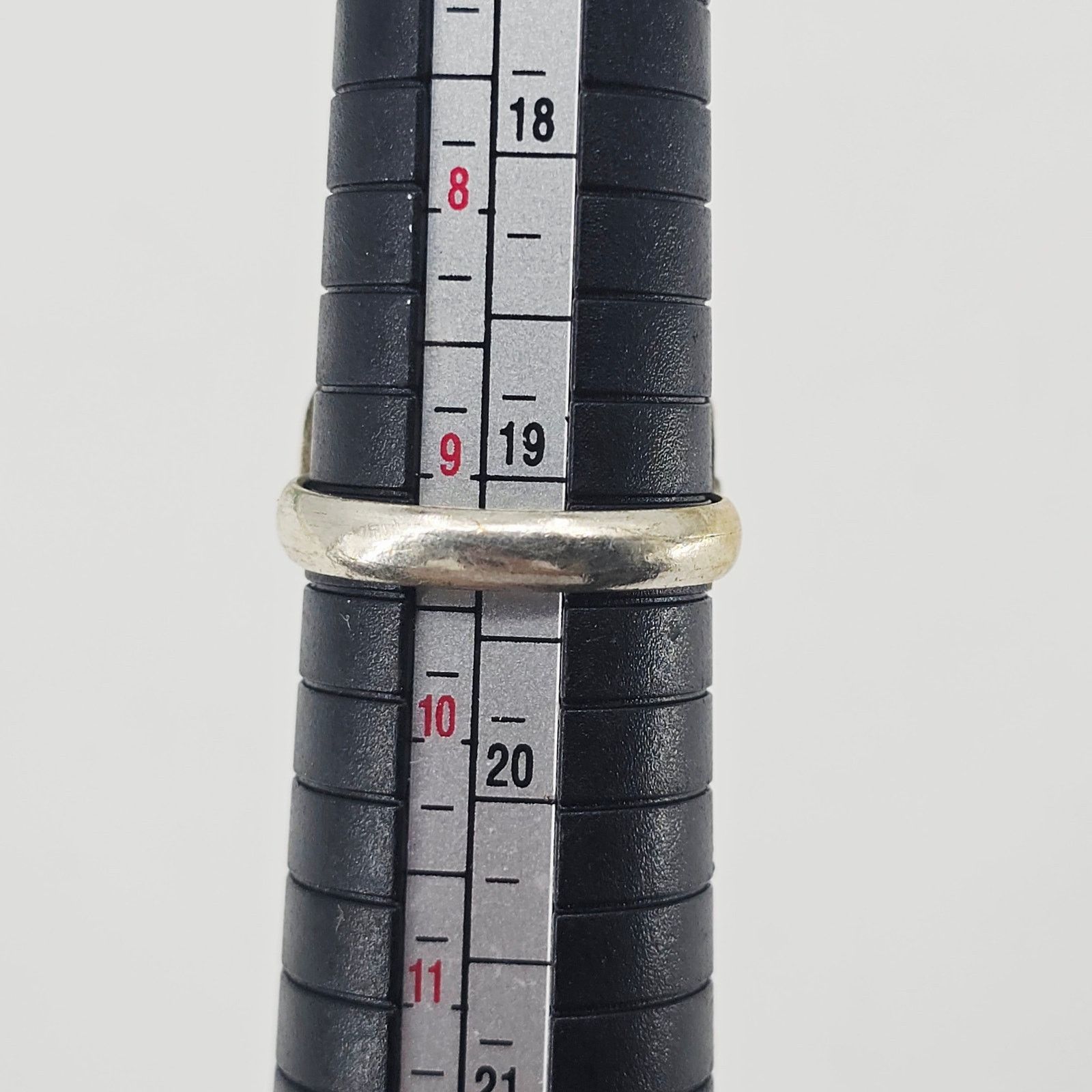 Handmade Blue Topaz Gemstone in Oxidized Silver Plated Ring Size 10.5 Size ONE SIZE - 3 Thumbnail