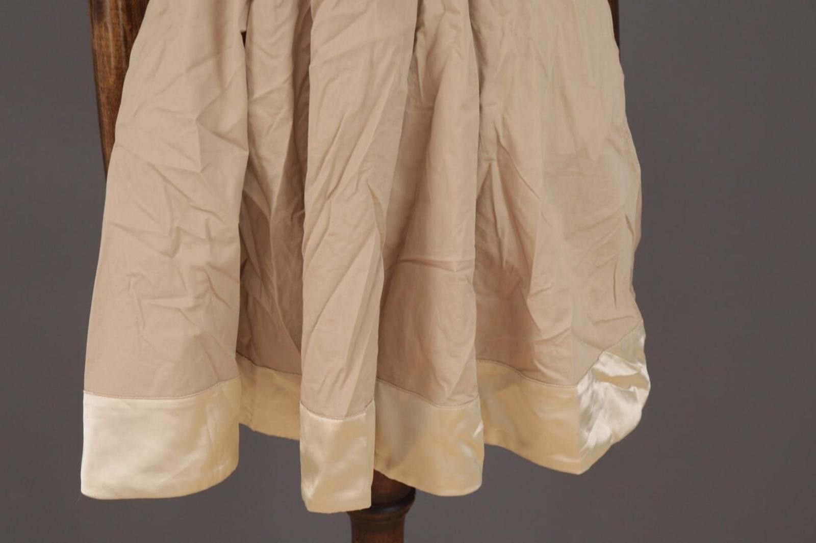 Designer Miss Sixty White/Beige Sleeveless A-Line Short Dress Size M Size M / US 6-8 / IT 42-44 - 2 Thumbnail