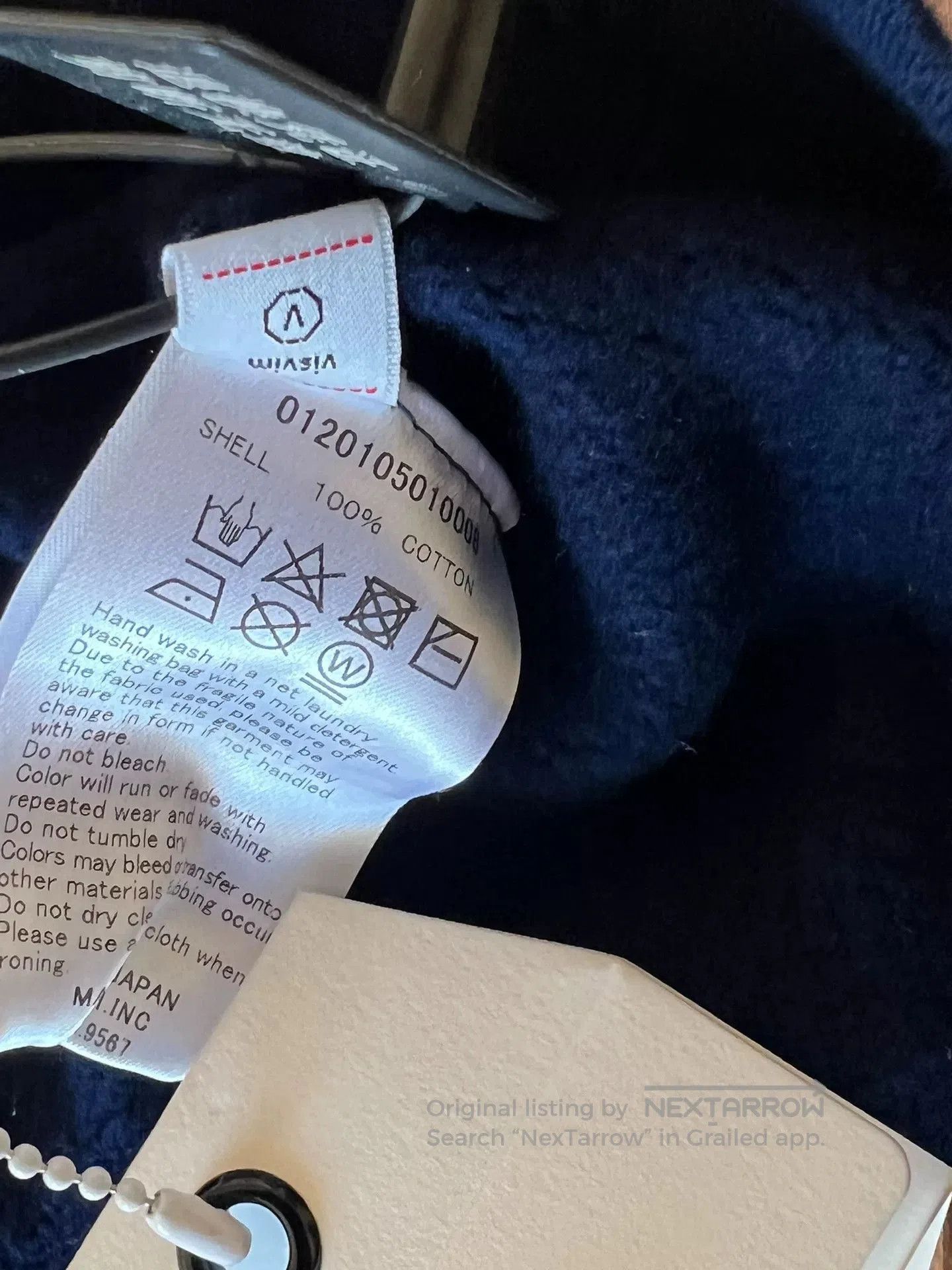 Visvim Visvim 20ss Jumbo Hoodie in Indigo. Size US S / EU 44-46 / 1 - 8 Thumbnail